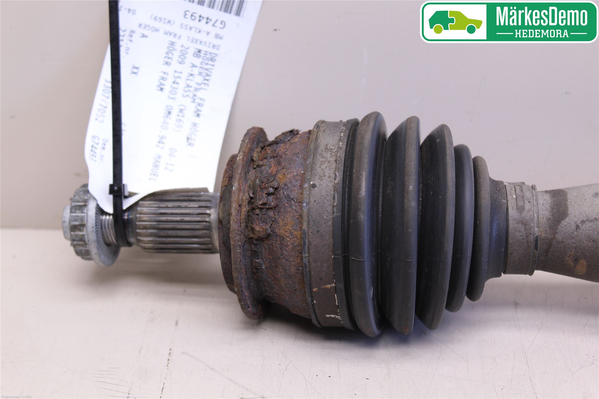Mercedes-Benz MB A-KLASS (W169) 04-12 Drivaxel Fram Höger