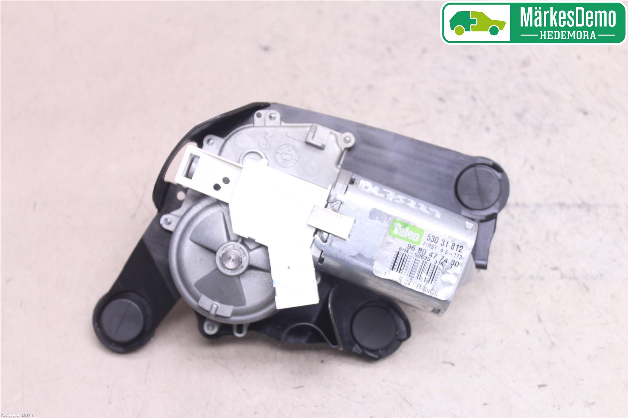 Peugeot 308 08-13 Torkarmotor Baklucka