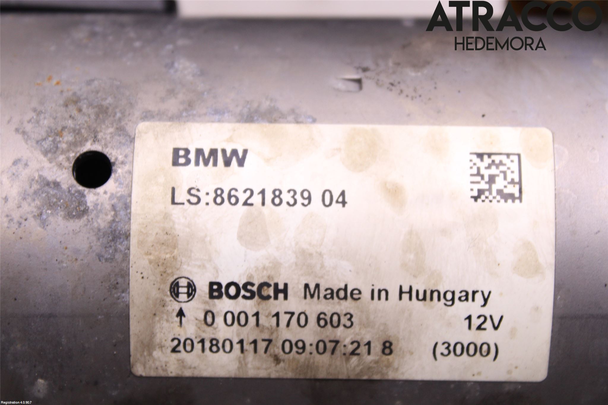 BMW 1 F20/F21 11-19 Startmotor