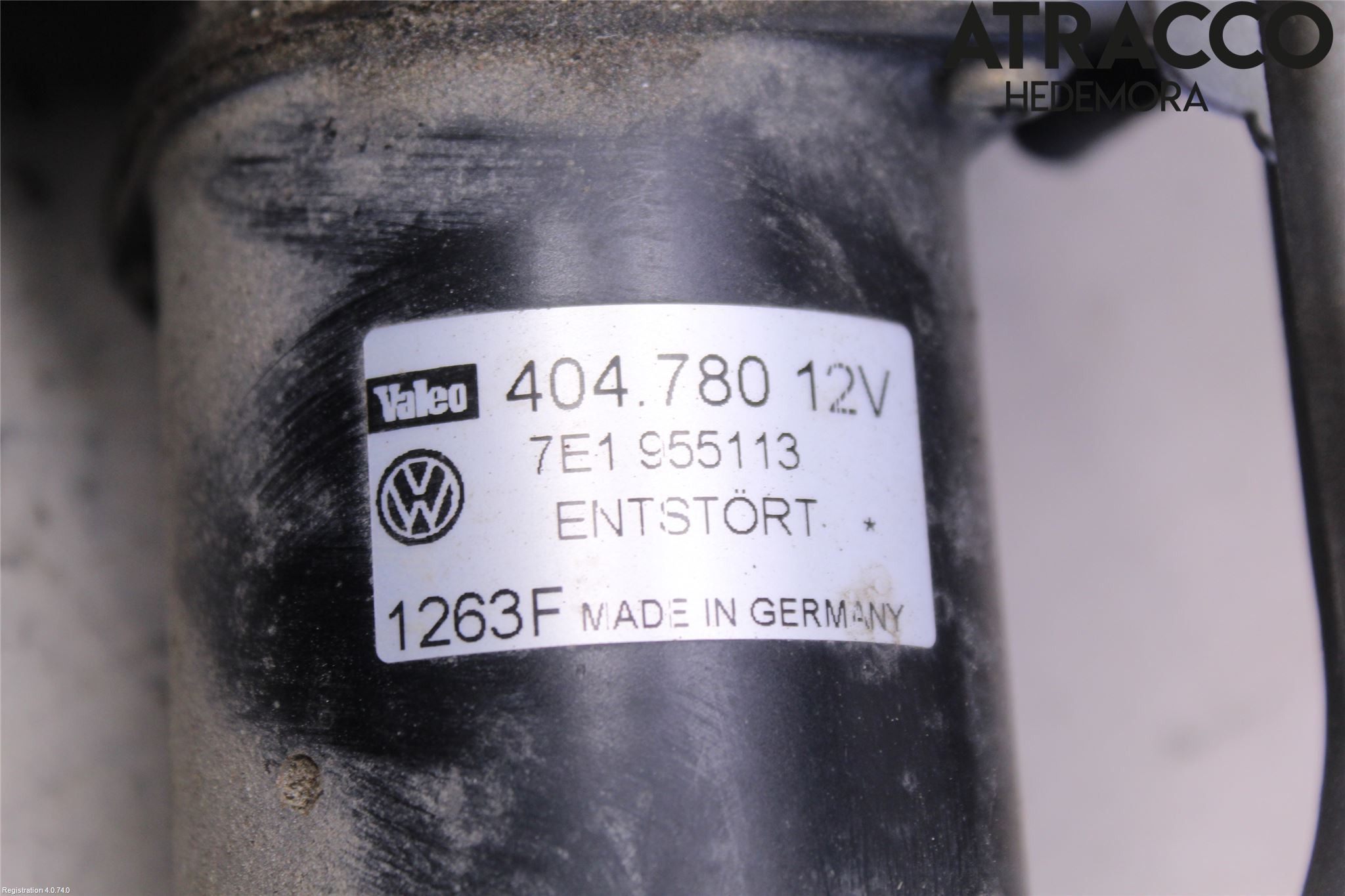 Volkswagen VW TRANSP/CARAVELLE (T5) 04-15 Torkarmotor Vindruta