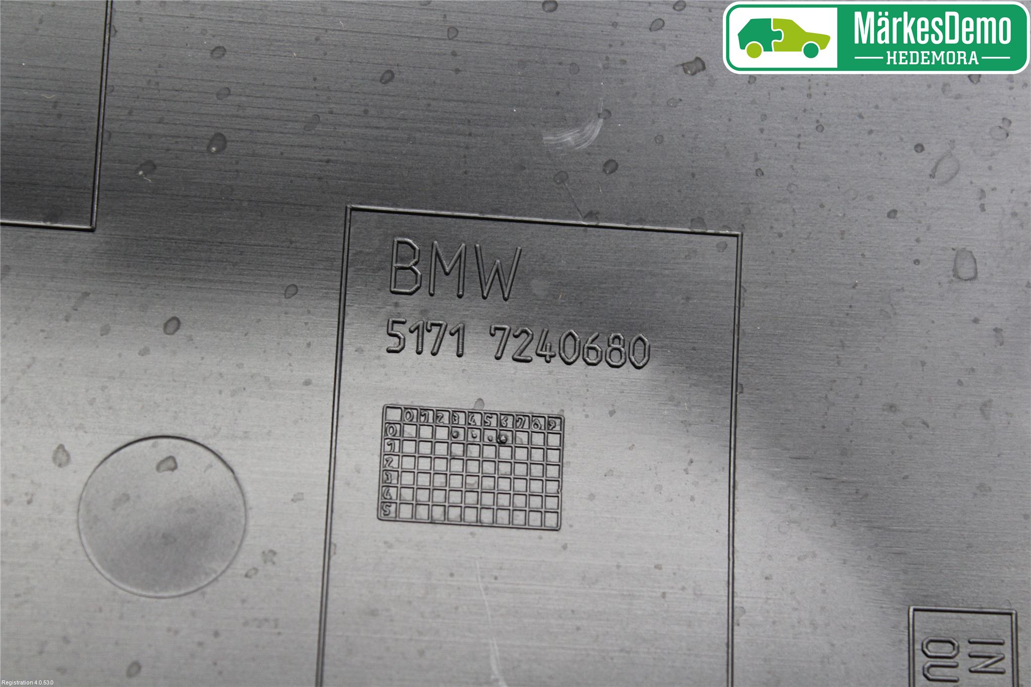 BMW 1 F20/F21 11-19 Torpedplåt-Torpedplast