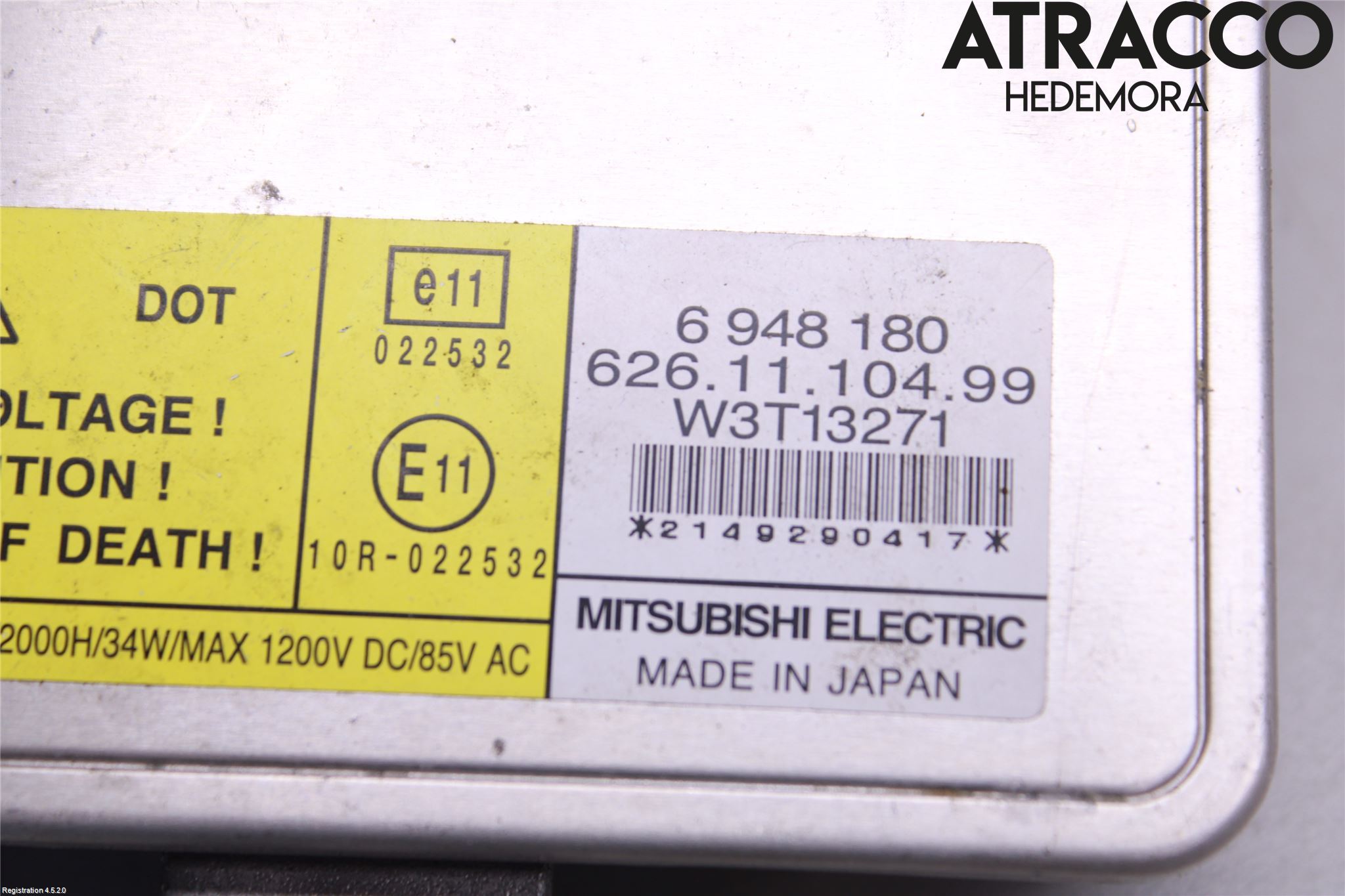 Volvo V70 14-16 Styrenhet Strålkastare