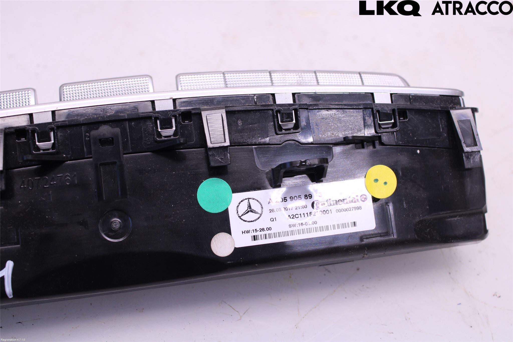 Mercedes-Benz MB C-KLASS (W205) 14-21 Ac Styrenhet Ac Manöveren