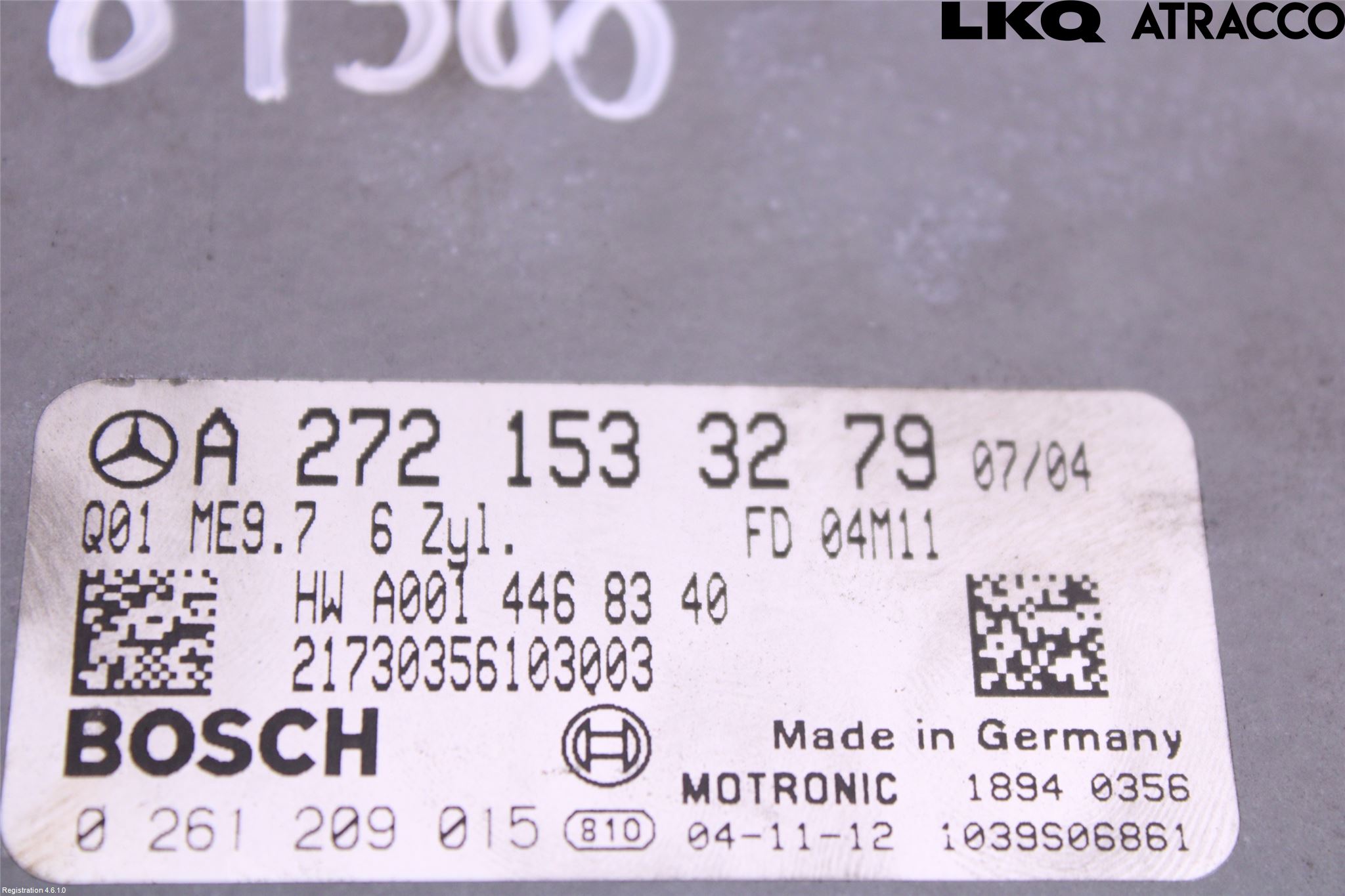 Mercedes-Benz MB CLS (C219) 03-11 Styrenhet Insprut Bensin
