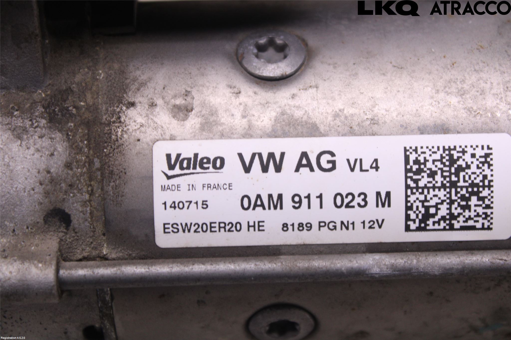 Volkswagen VW GOLF / E-GOLF VII 13-20 Startmotor Diesel