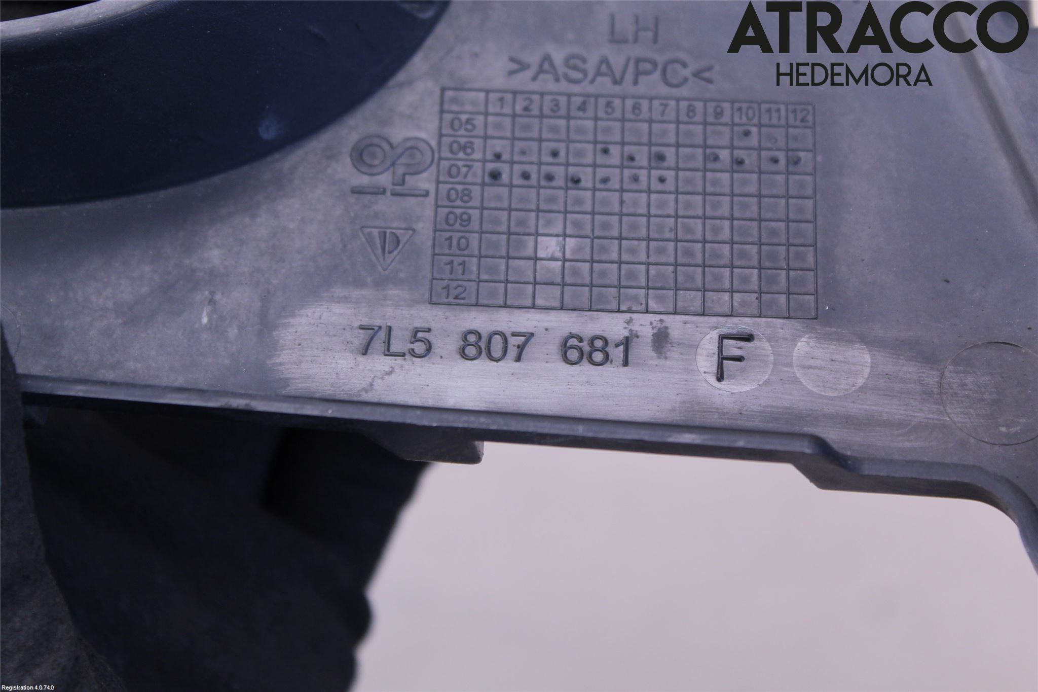 Porsche CAYENNE 03- Grilldel Vänster