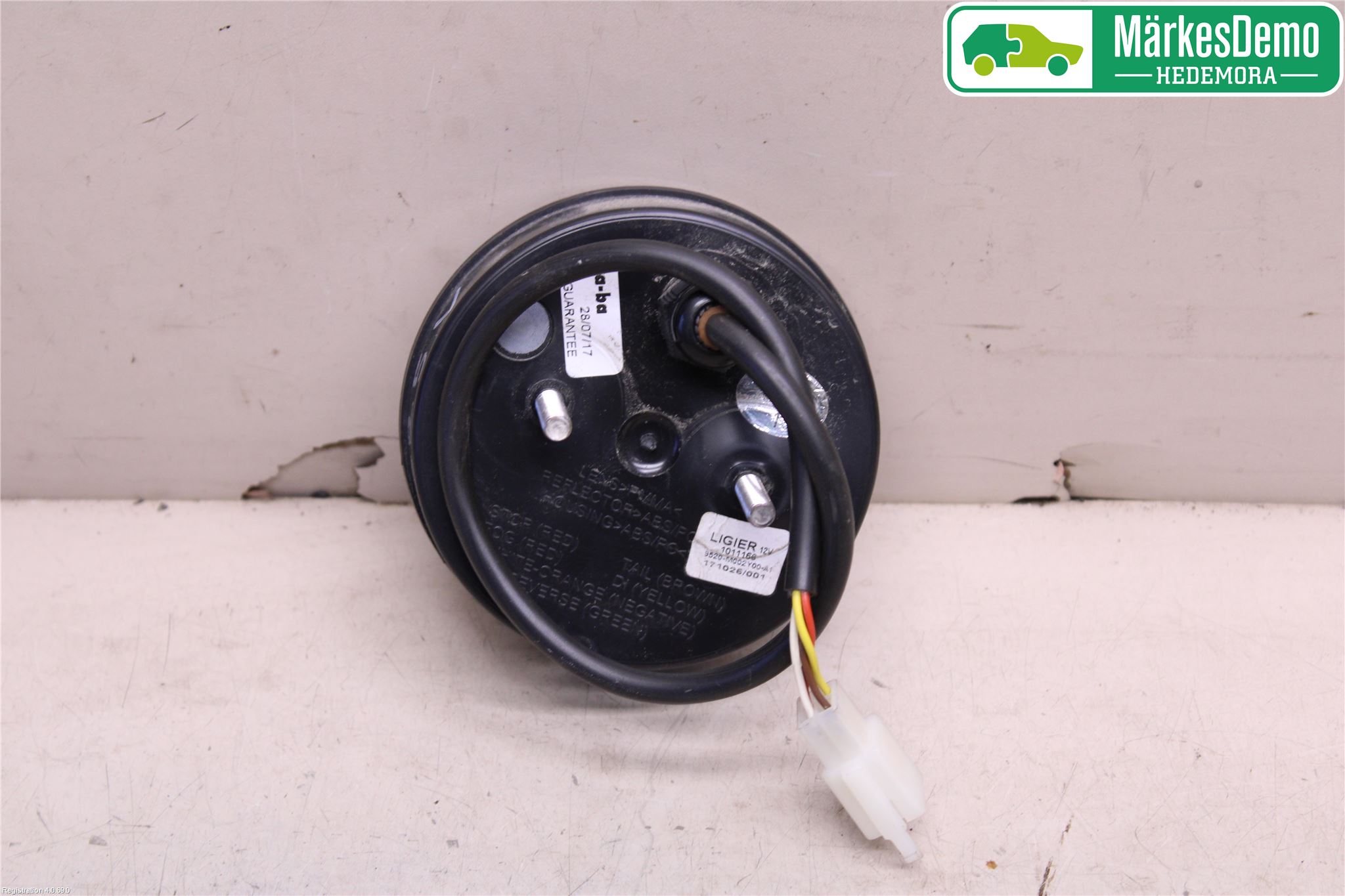 Mopedbil Microcar MICROCAR M. GO Blinkers Bak Kompl Vä