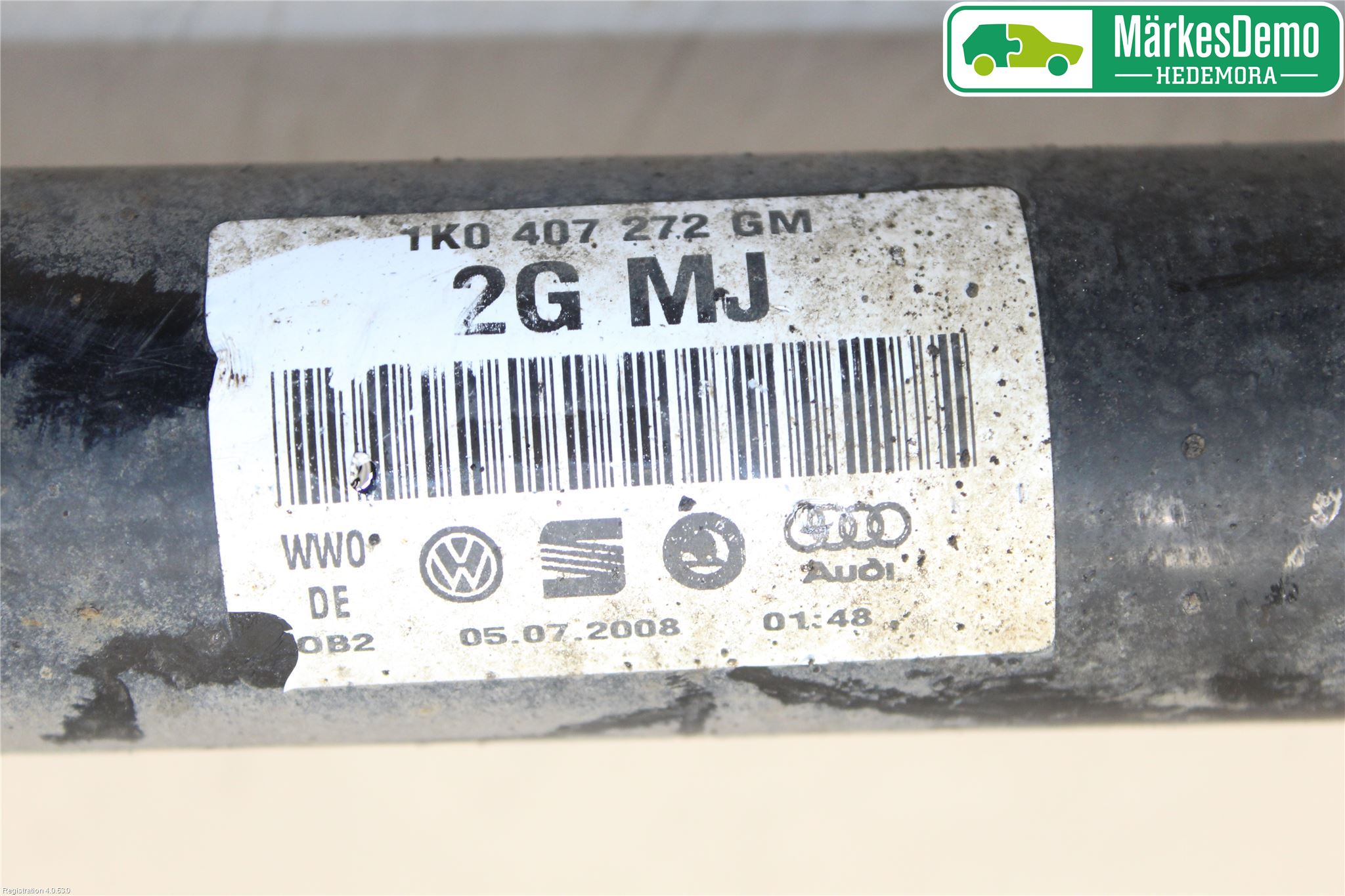Audi A3/S3 05-13 Drivaxel Fram Höger