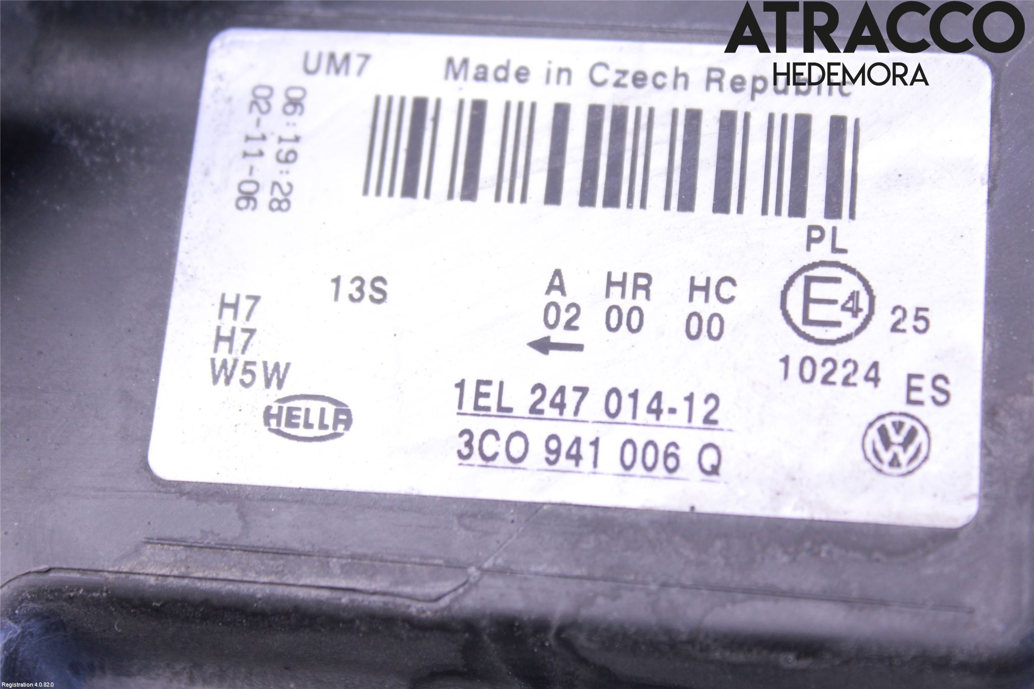 Volkswagen VW PASSAT 05-11 Strålkastare Höger