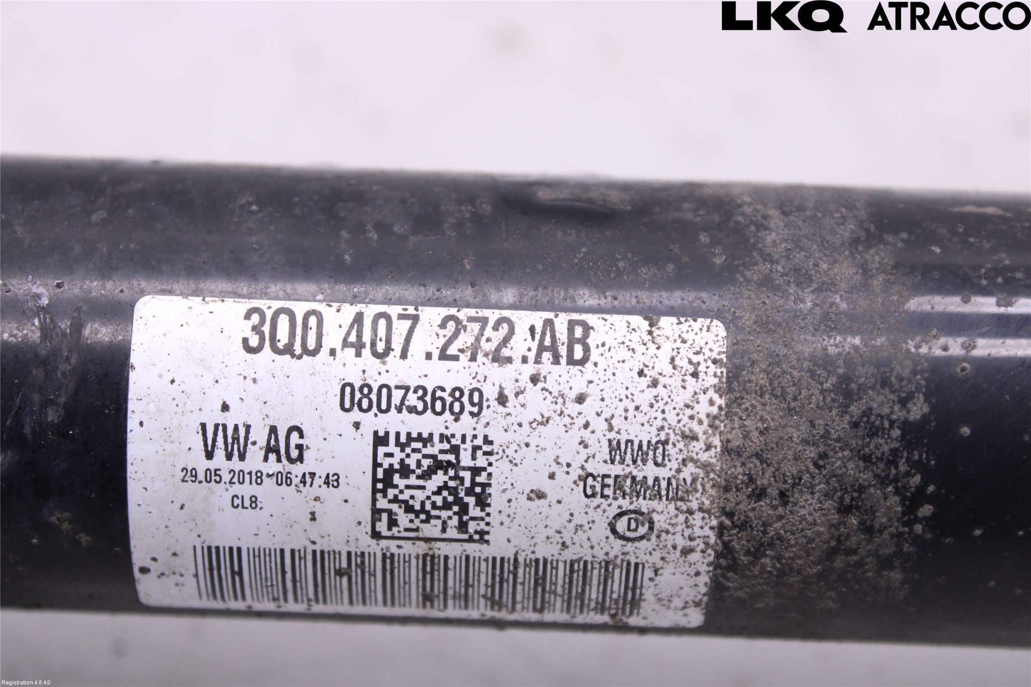 Volkswagen VW CADDY 16-20 Drivaxel Fram Höger