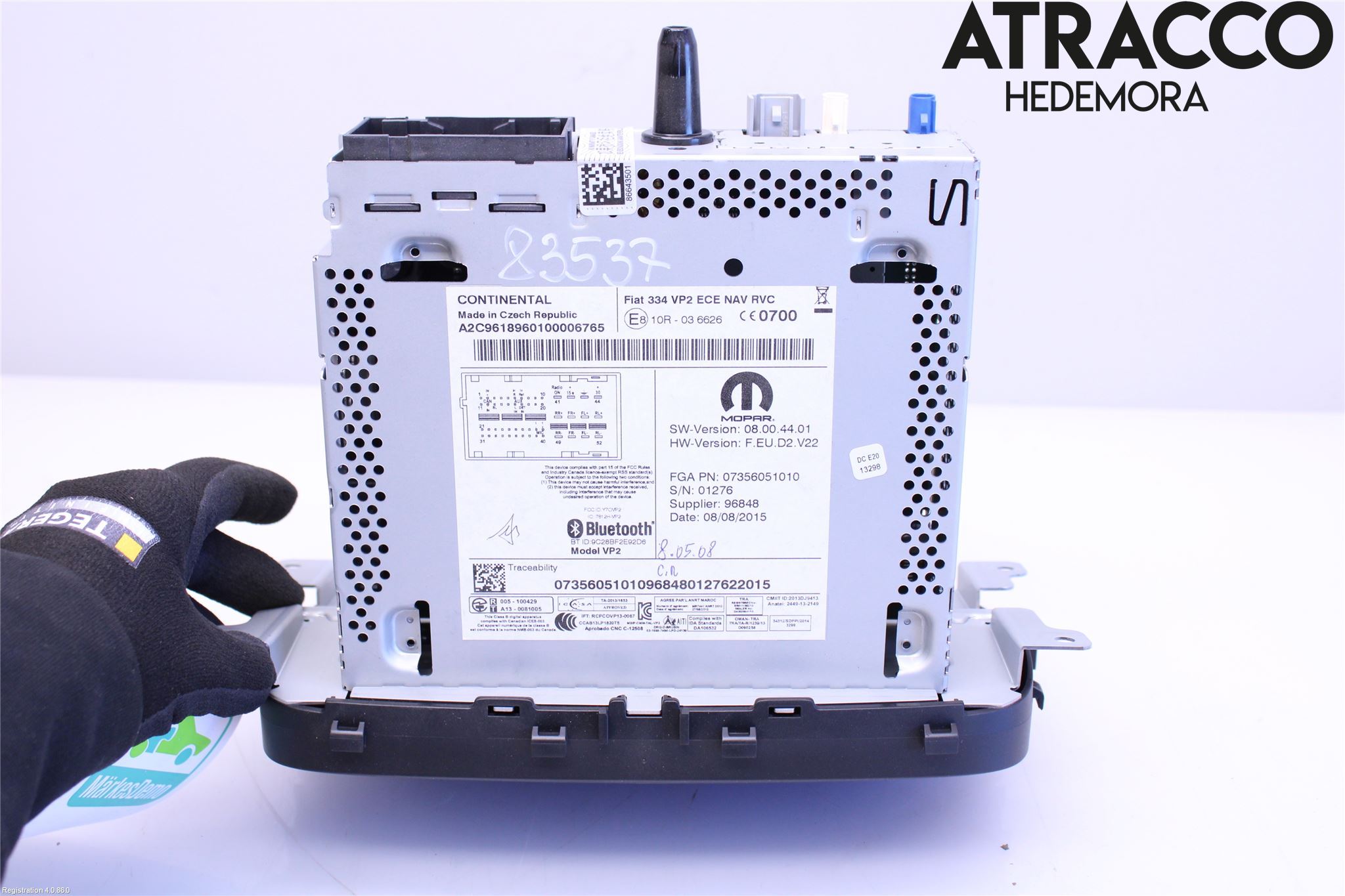 Fiat 500X 15- Cd Radio - Multimediapanel