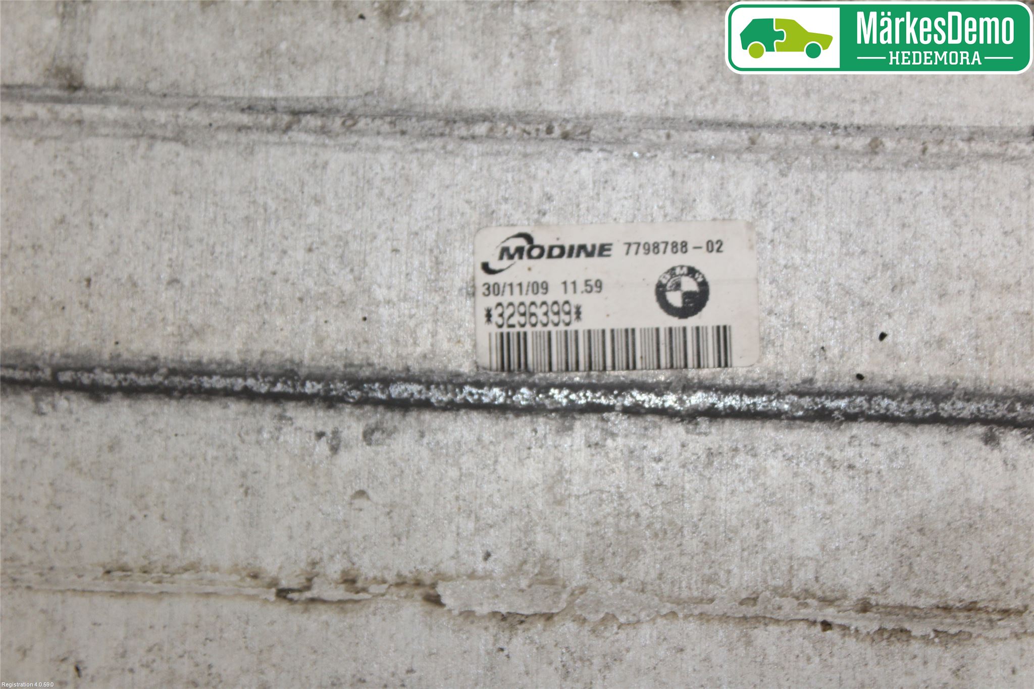 BMW 3 E90/91 SED/TOU 05-12 Laddluft-Intercooler Kyl