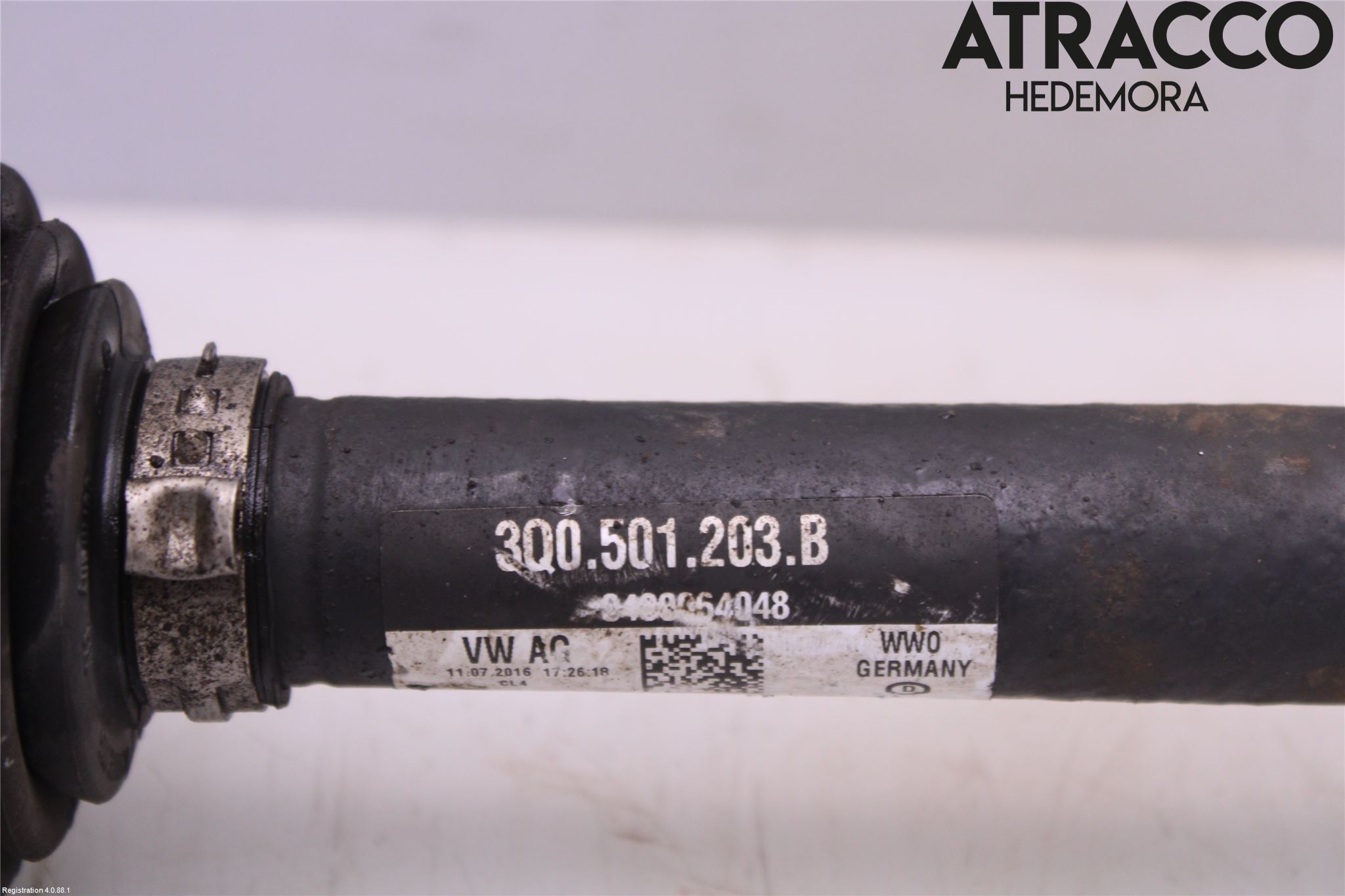 Volkswagen VW TIGUAN 16-24 Drivaxel Bak Vänster