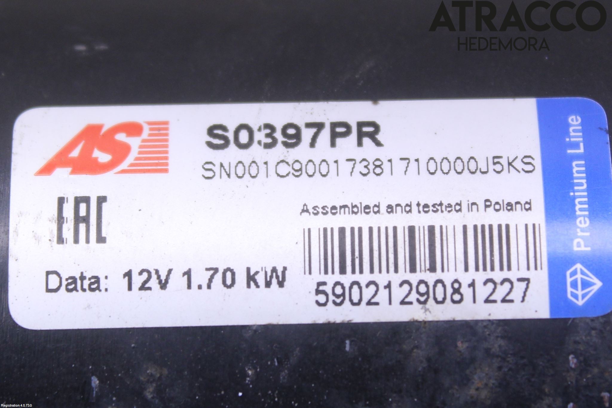 Audi A6/S6 4G 11-18 Startmotor Diesel