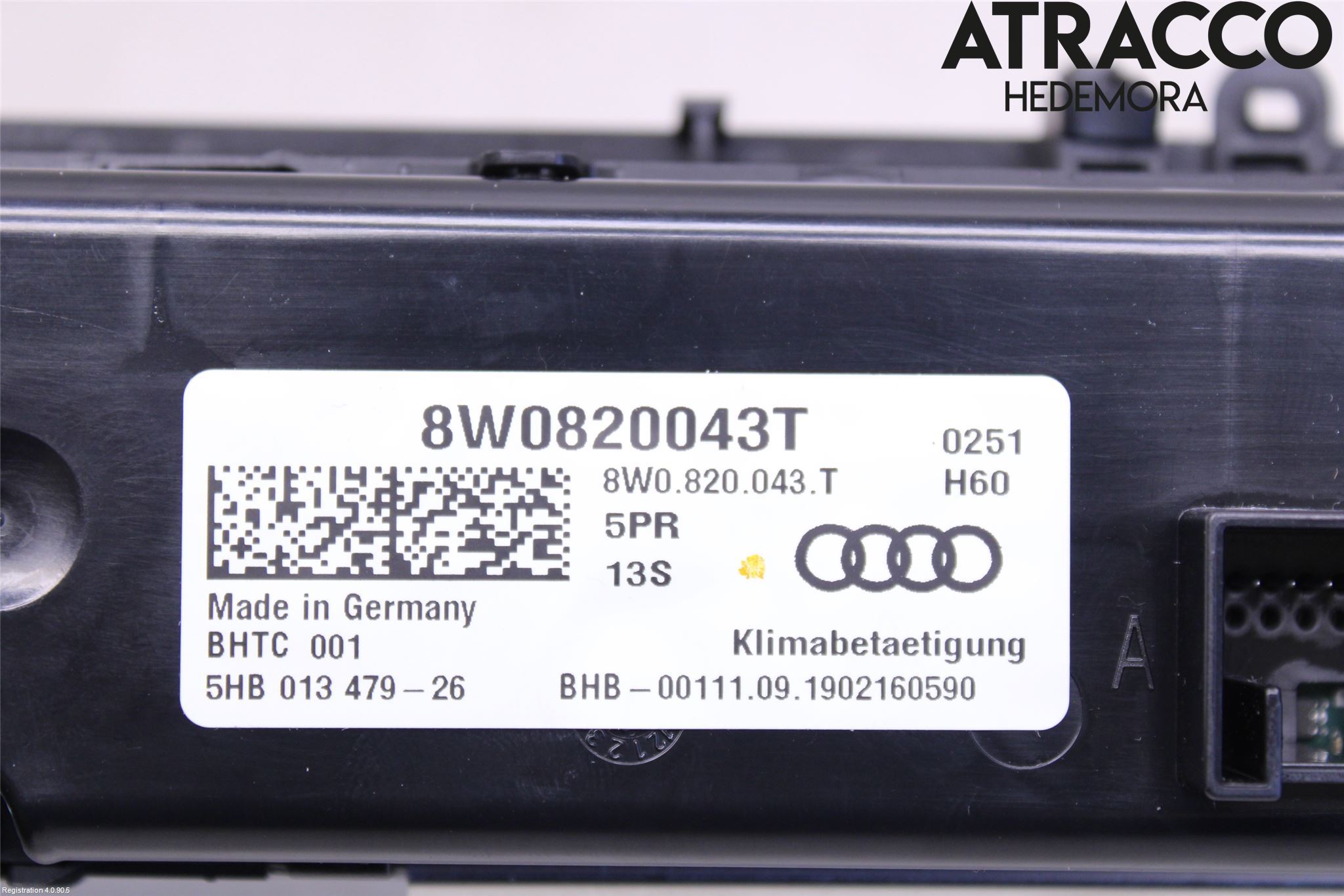 Audi A4 ALLROAD 17- Ac Styrenhet Ac Manöveren