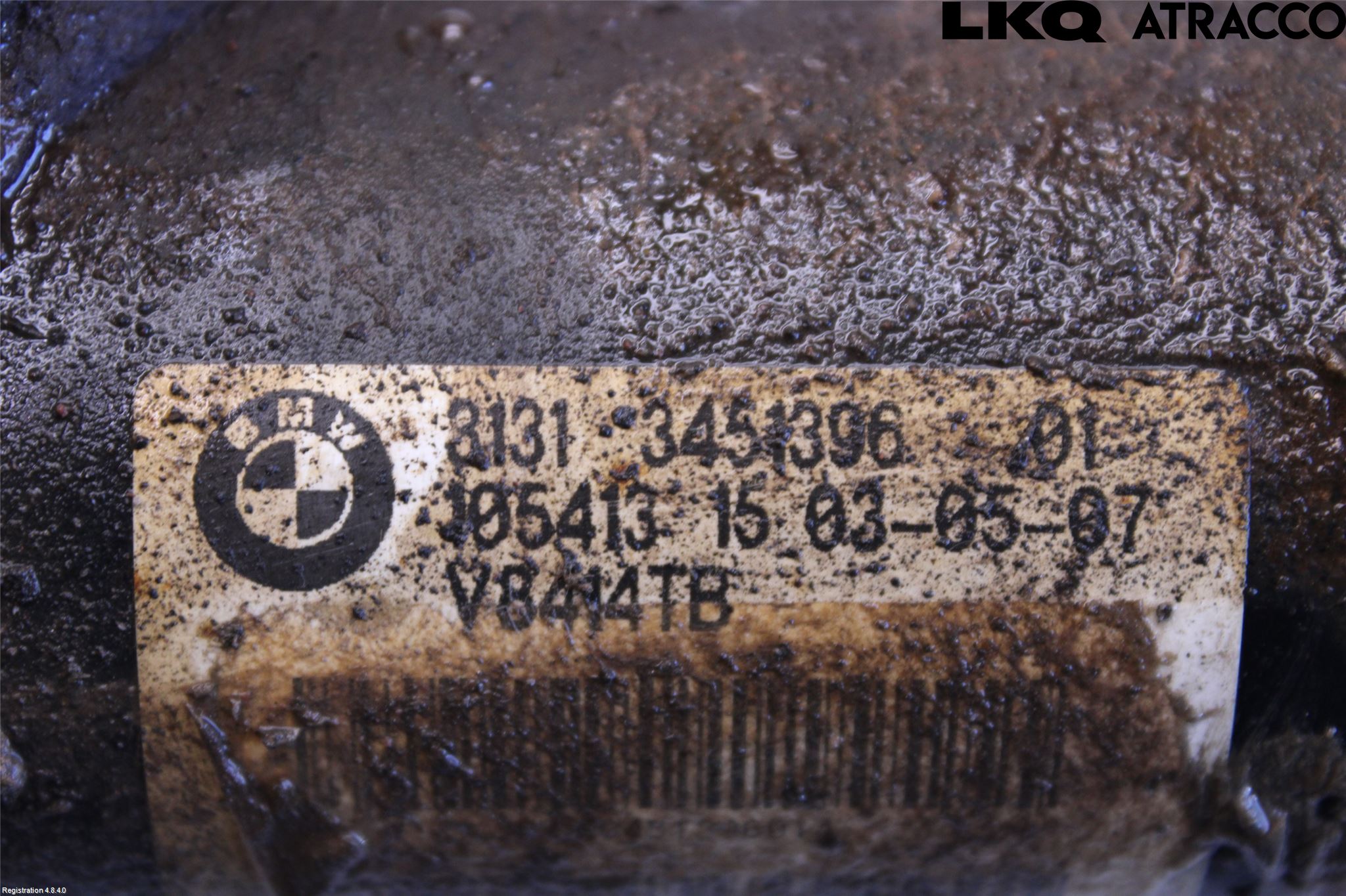 BMW X3 E83     03-10 Fjäderben Fram Höger