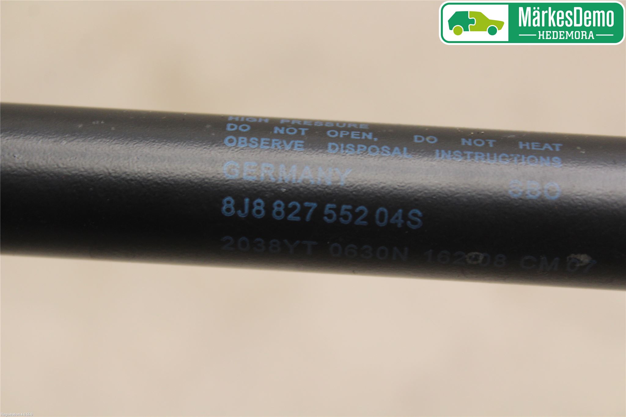 Audi TT/TTS 07-14 Gasfjäder Baklucka