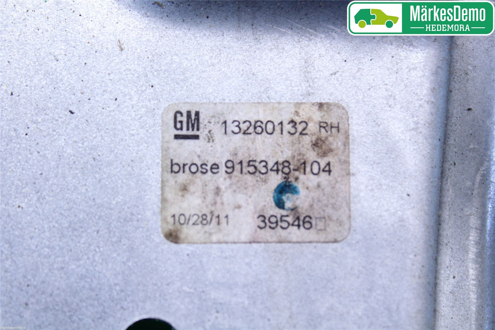 Opel ASTRA J 10-15 Fönsterhissmekanism