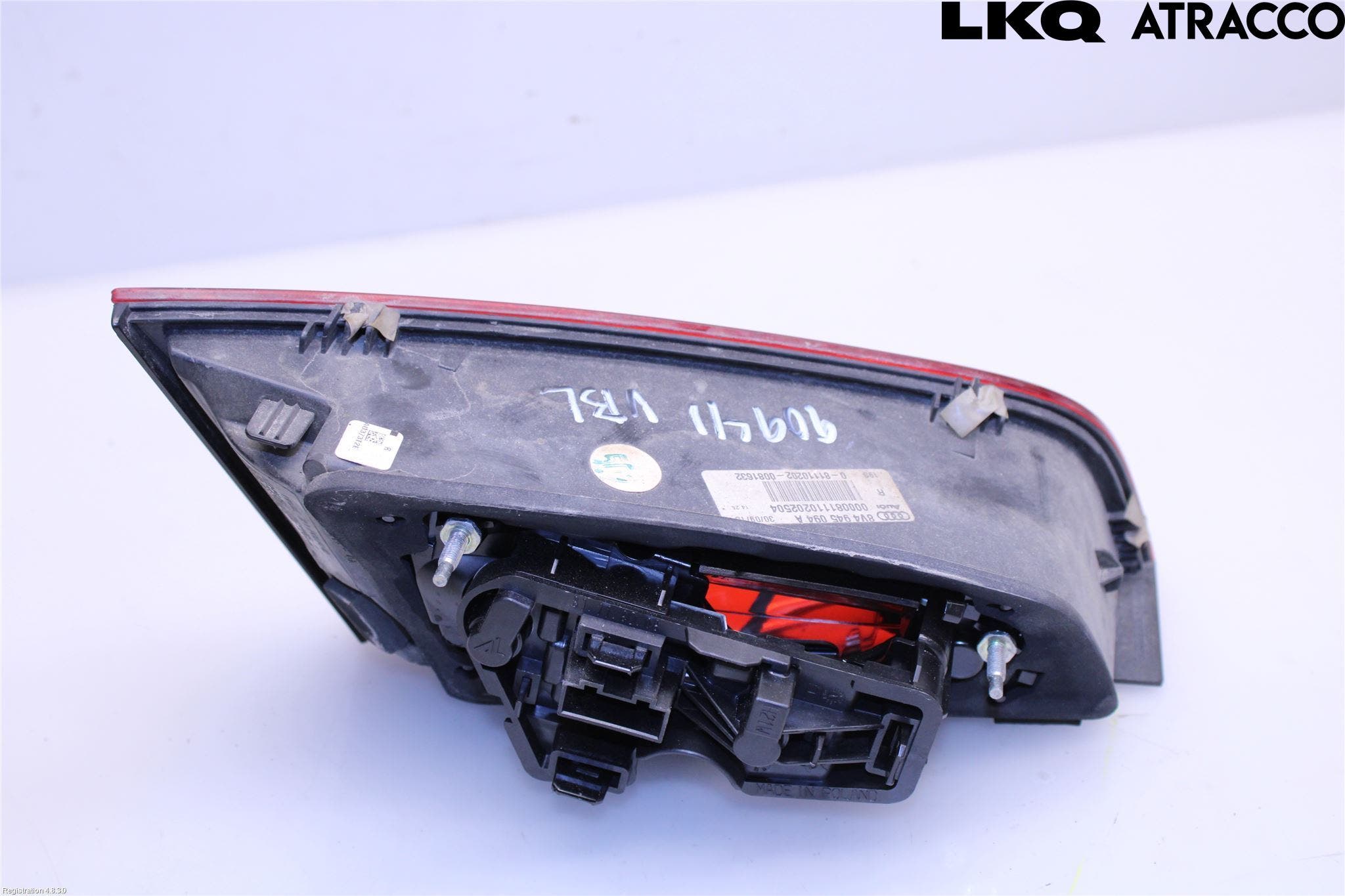 Audi A3/S3 8V 13-20 Bakljus Lucka Hö