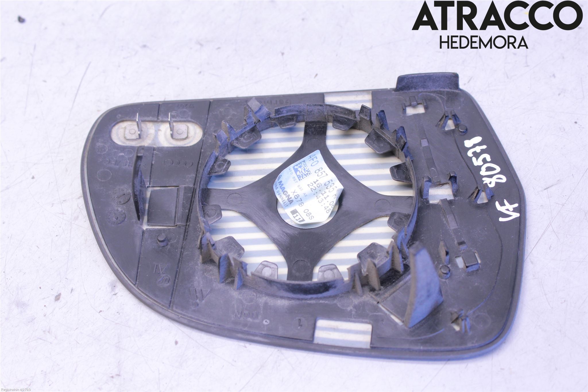 Audi A4/S4 08-11 Spegelglas Vä