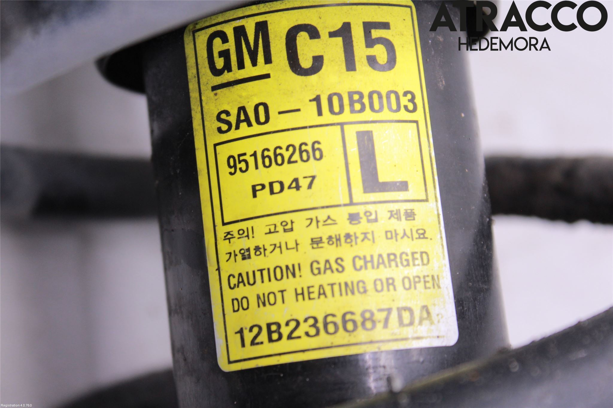 Chevrolet CAPTIVA Fjäderben Fram Vänster