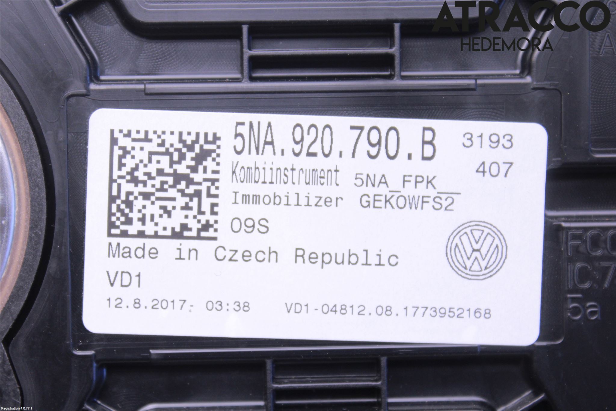 Volkswagen VW TIGUAN 16-24 Instrument Komb