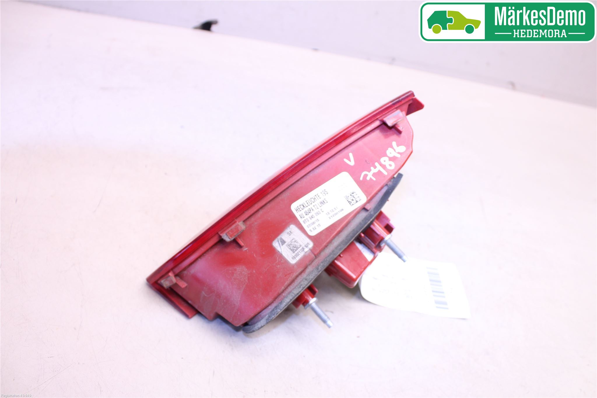 Audi A5 07-16 Bakljus Lucka Vä