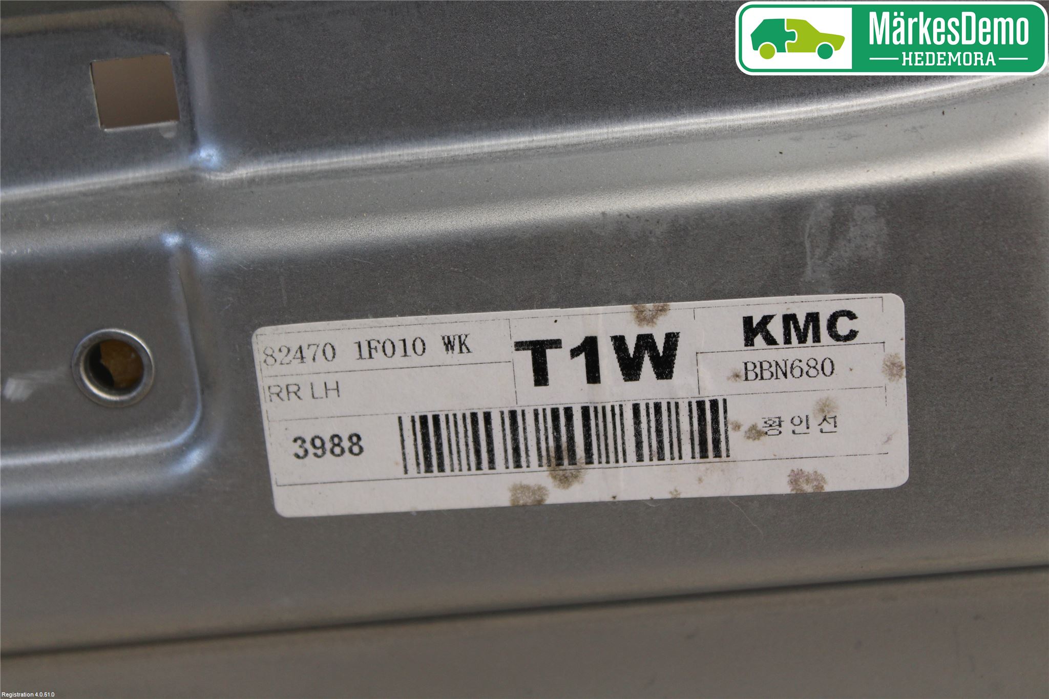Kia SPORTAGE (JE) 05-10 Fönsterhiss El Kompl