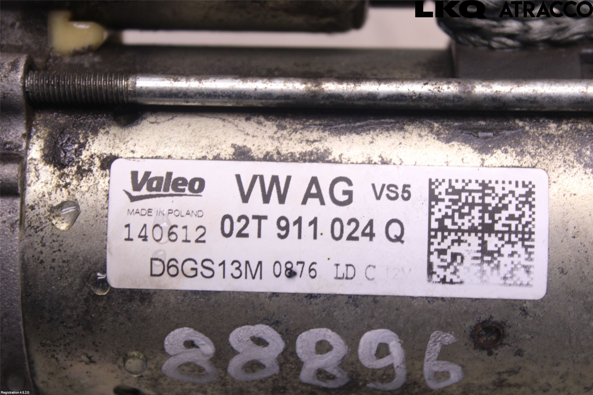 Volkswagen VW GOLF PLUS/CROSS GOLF 04-14 Startmotor