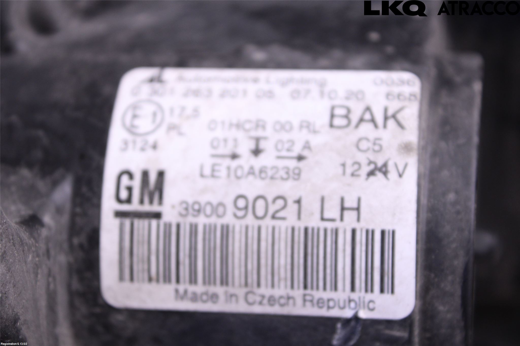 Opel ZAFIRA C 12-19 Strålkastare Vänster