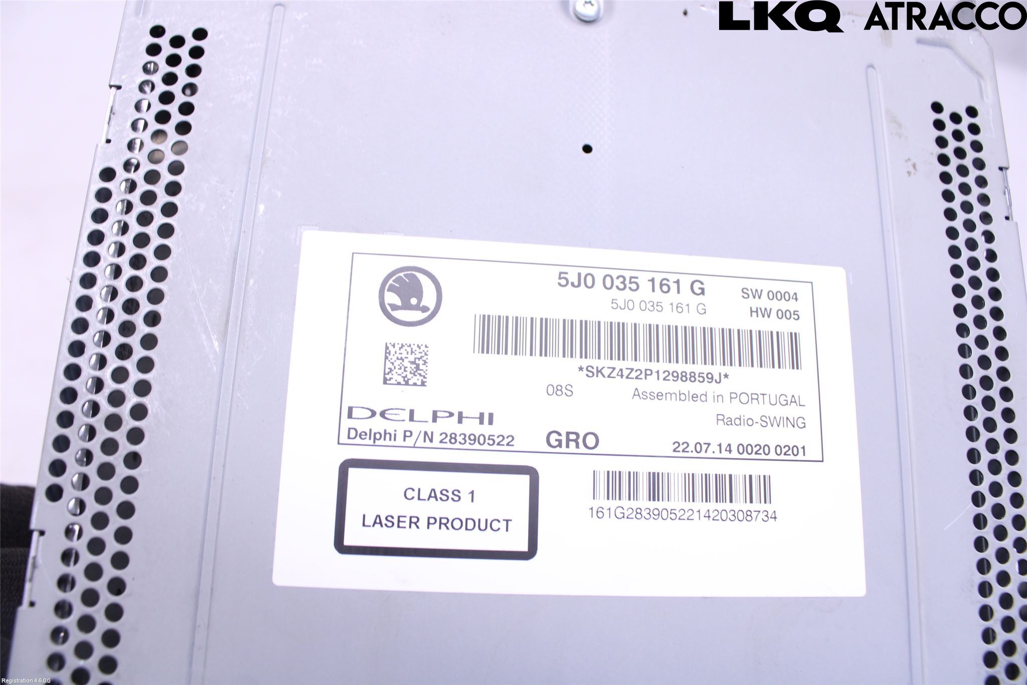 Skoda ROOMSTER Cd Radio - Multimediapanel