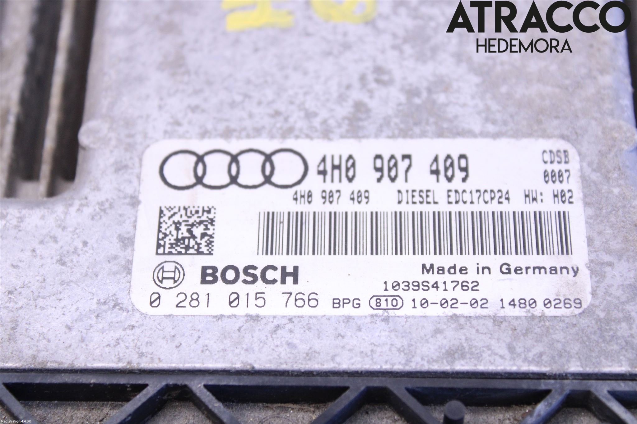 Audi A8/S8 4H 10-17 Styrenhet Inspump Diesel