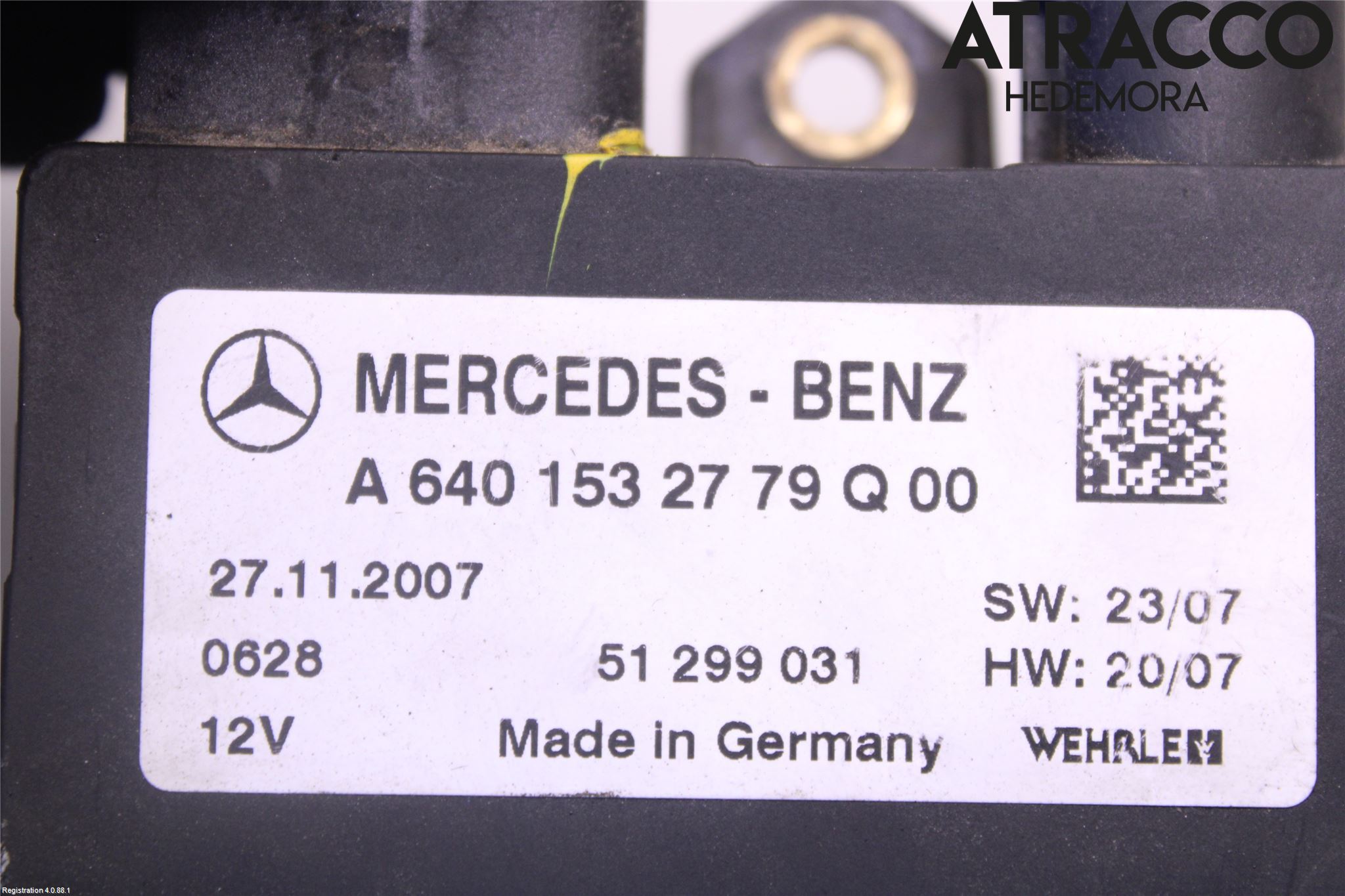 Mercedes-Benz MB B-KLASS (W245) 05-12 Relä Glödning Diesel