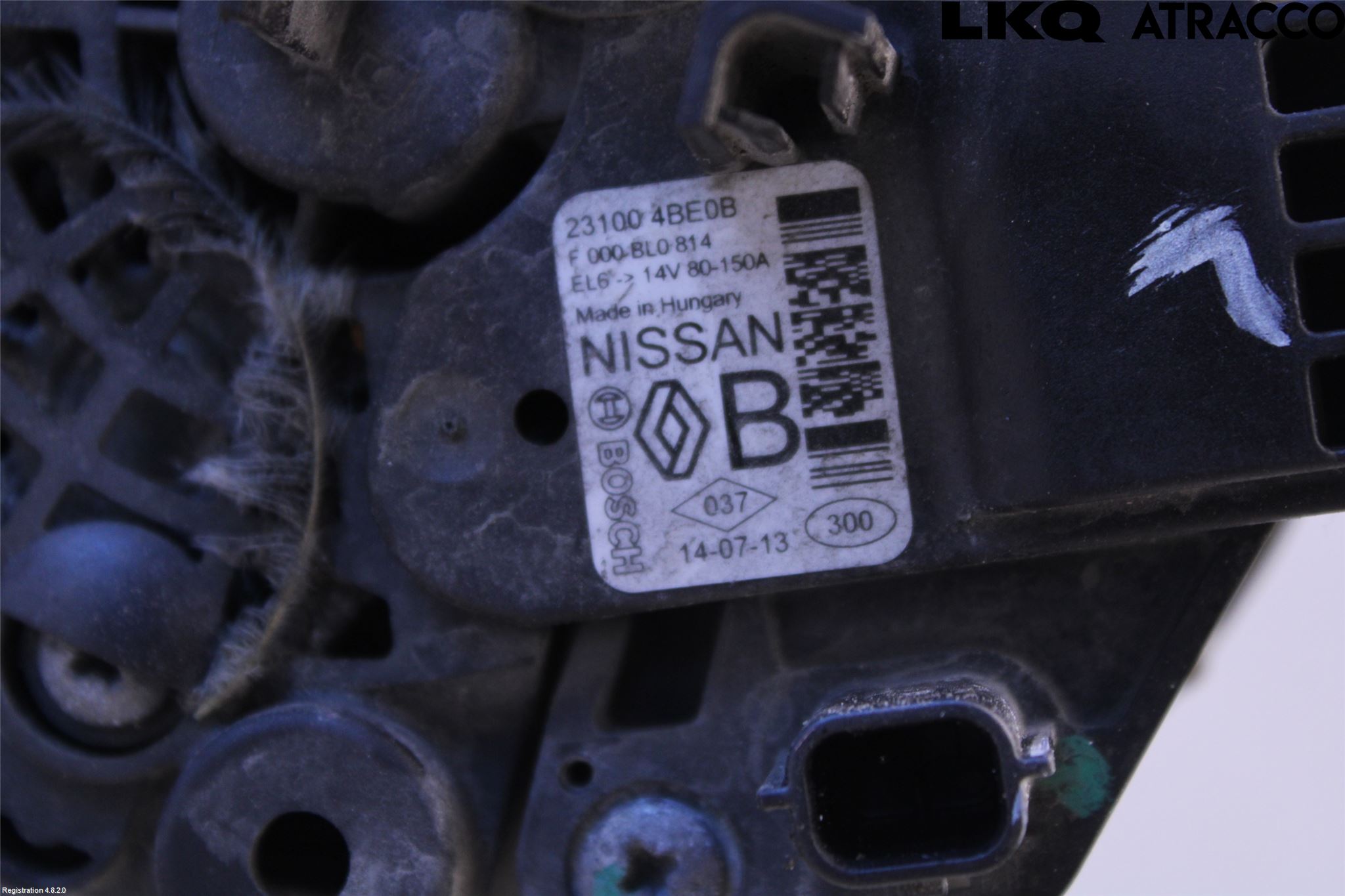 Nissan QASHQAI 14-17 Generator