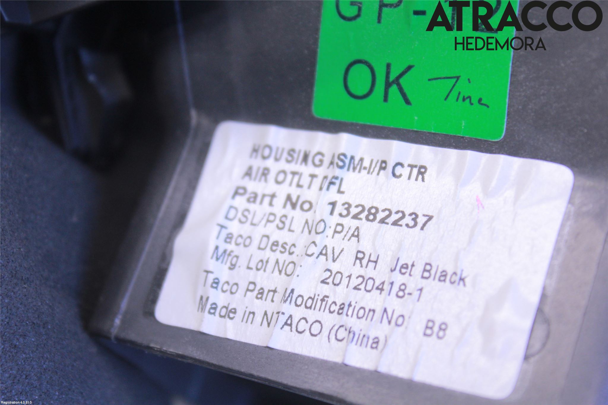Opel INSIGNIA 09-16 Defrosterkanal-Munstycke