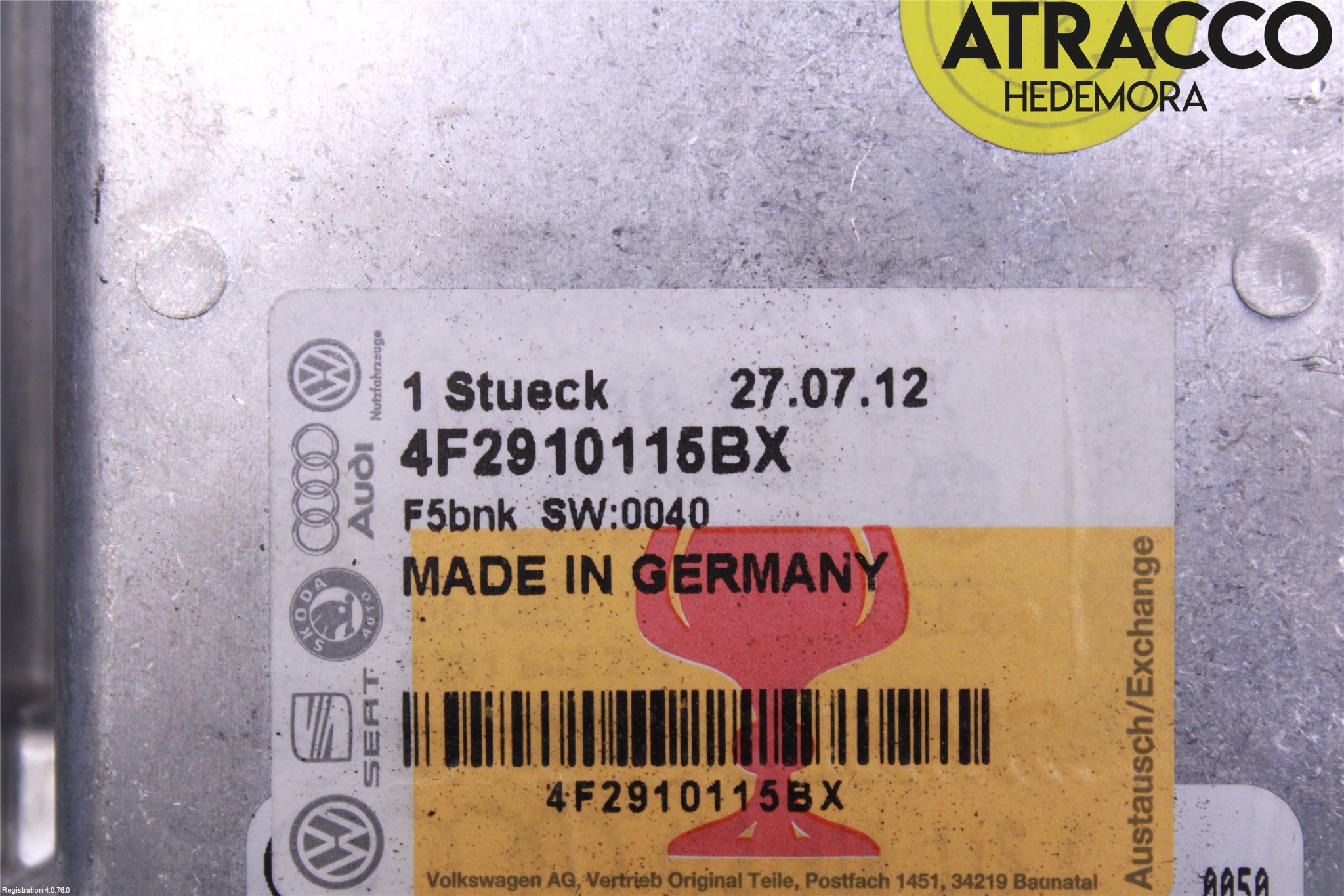 Audi A6/S6     05-11 Styrenhet Insprut Bensin