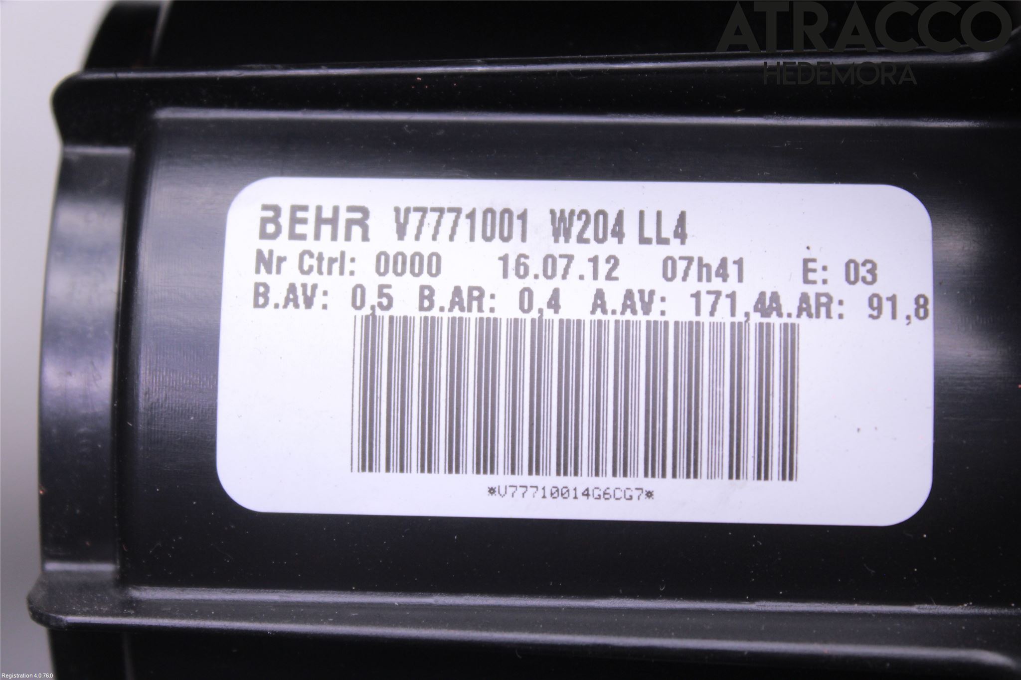 Mercedes-Benz MB GLK-KLASS (X204) 08-16 Ac Värmefläkt