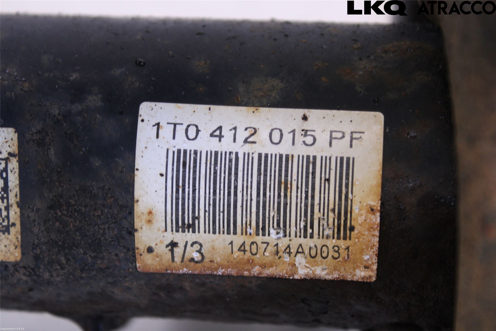 Volkswagen VW TOURAN 10-15 Fjäderben Fram Vänster