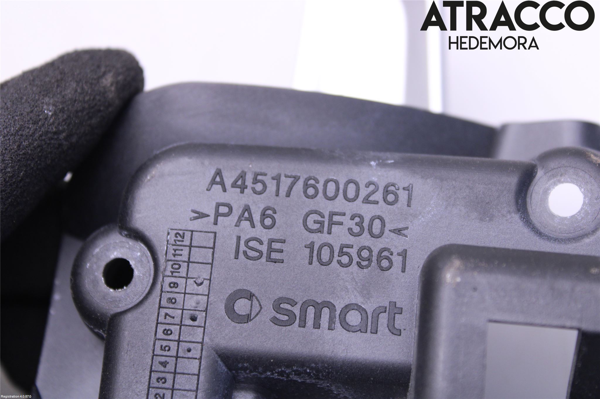 Smart FORTWO II 07-14 Dörrhandtag Inre Hö