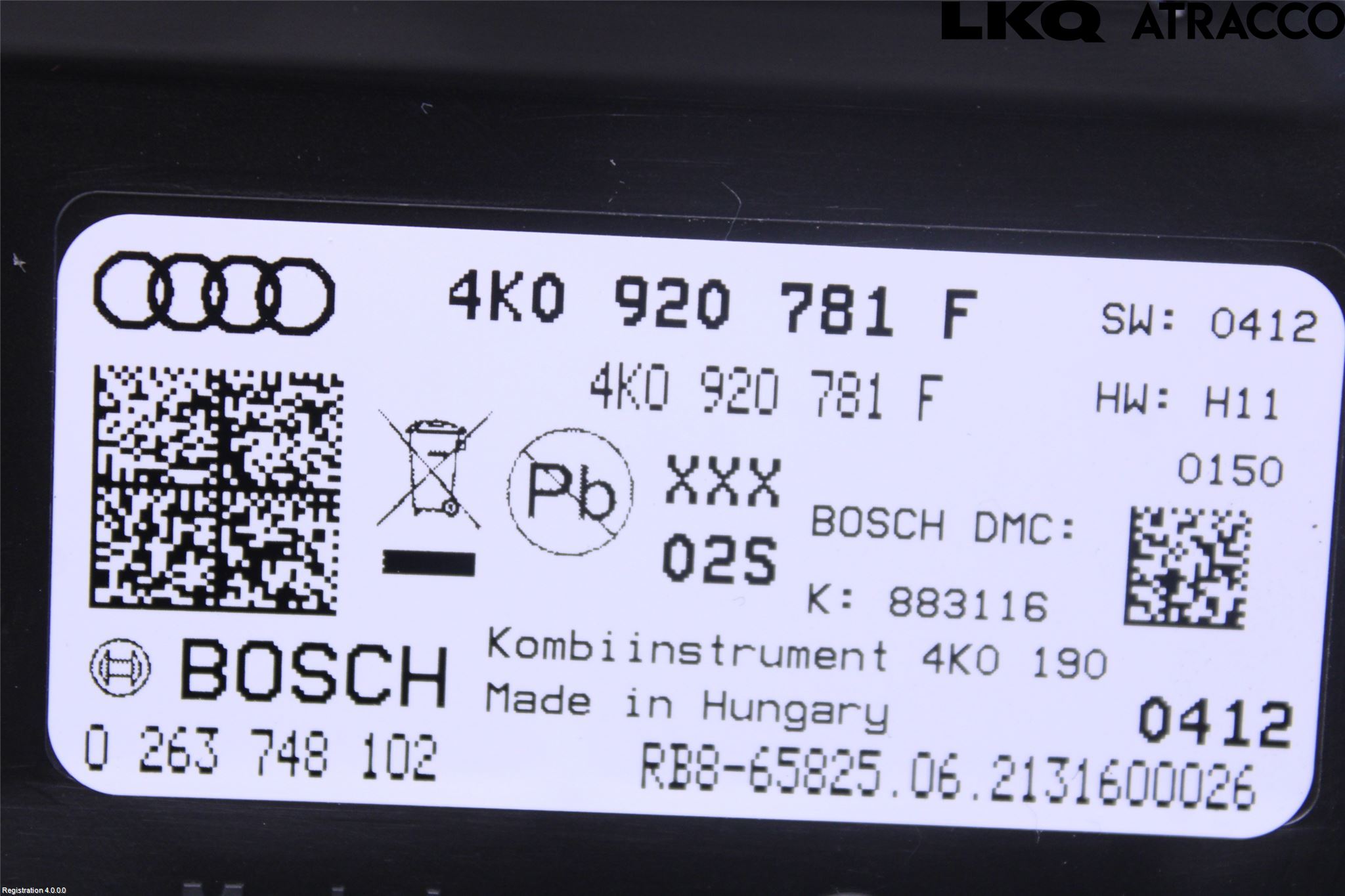 Audi A6 F2/C8 19- Instrument Komb