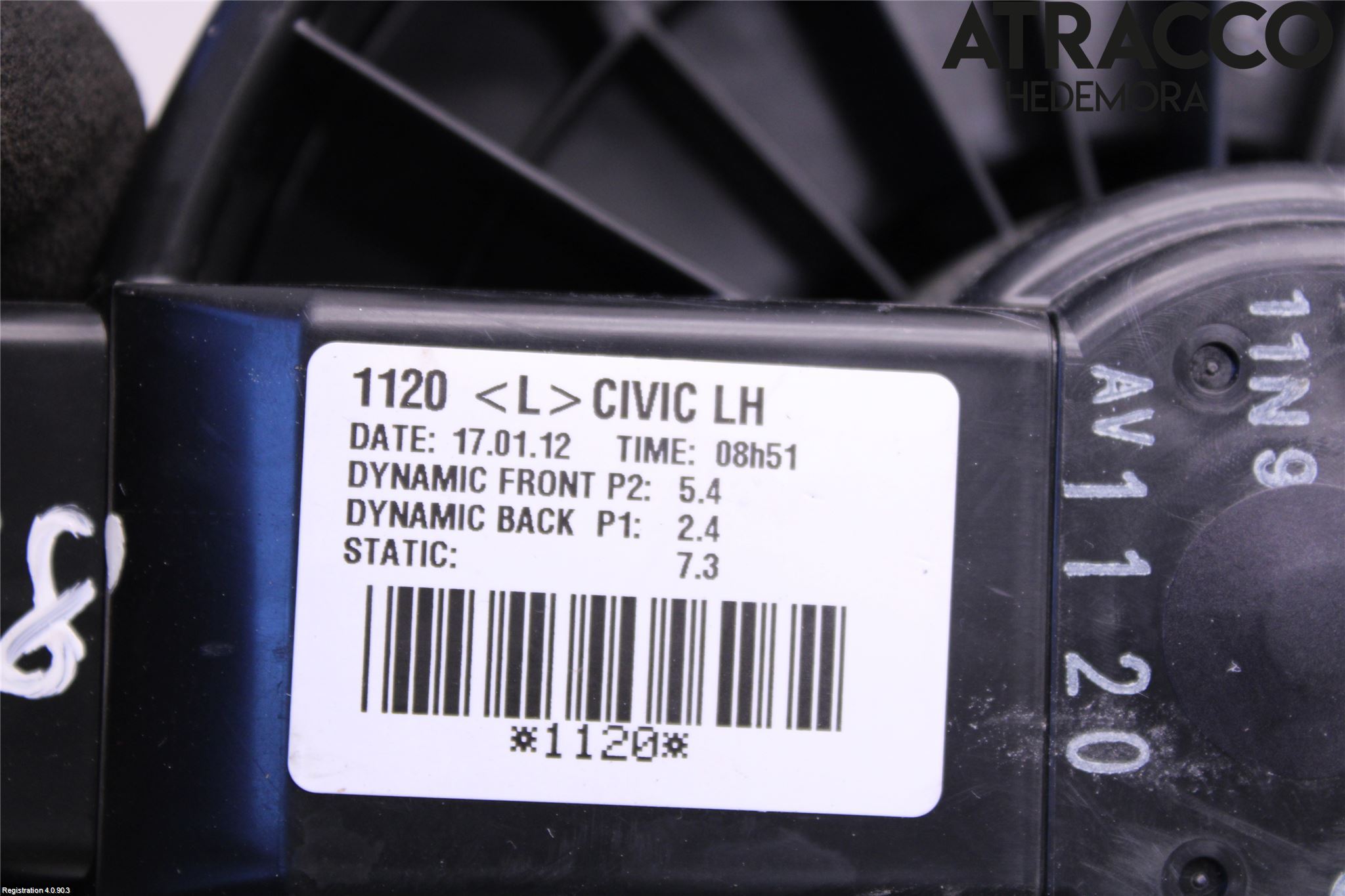 Honda CIVIC 12-16 Ac Värmefläkt