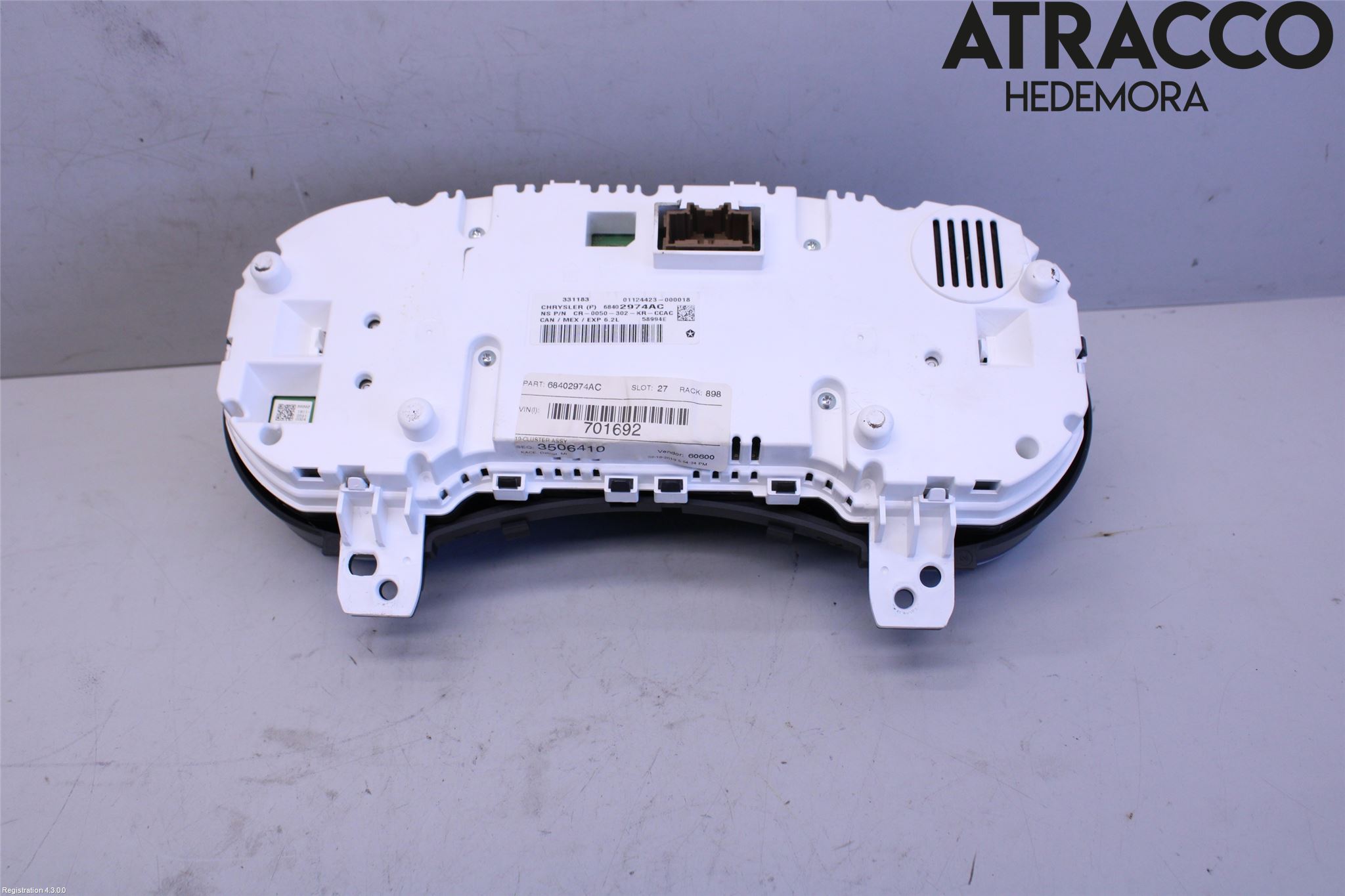 Jeep GRAND CHEROKEE 10-20 Instrument Komb