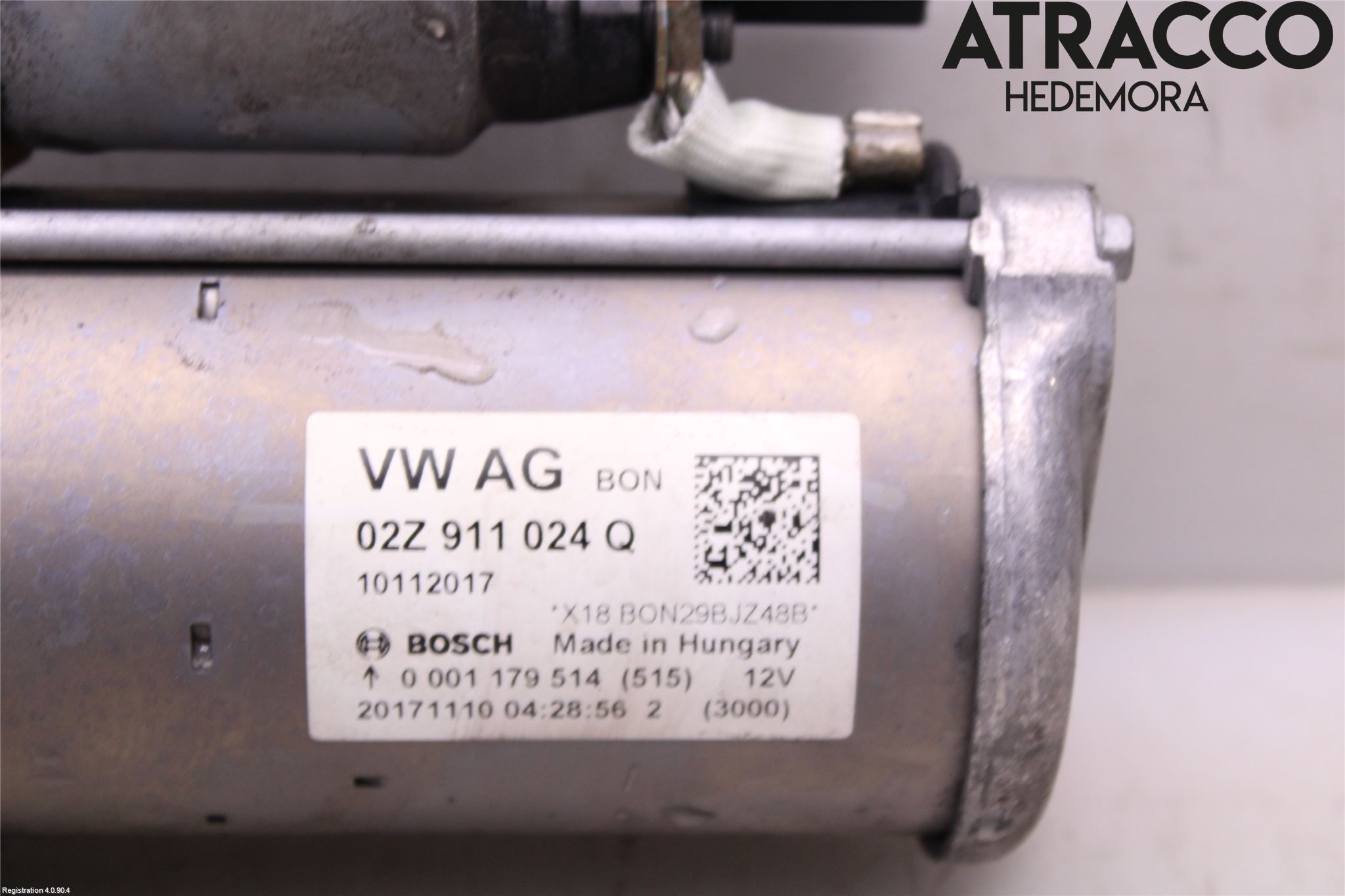 Audi A3/S3 8V 13-20 Startmotor