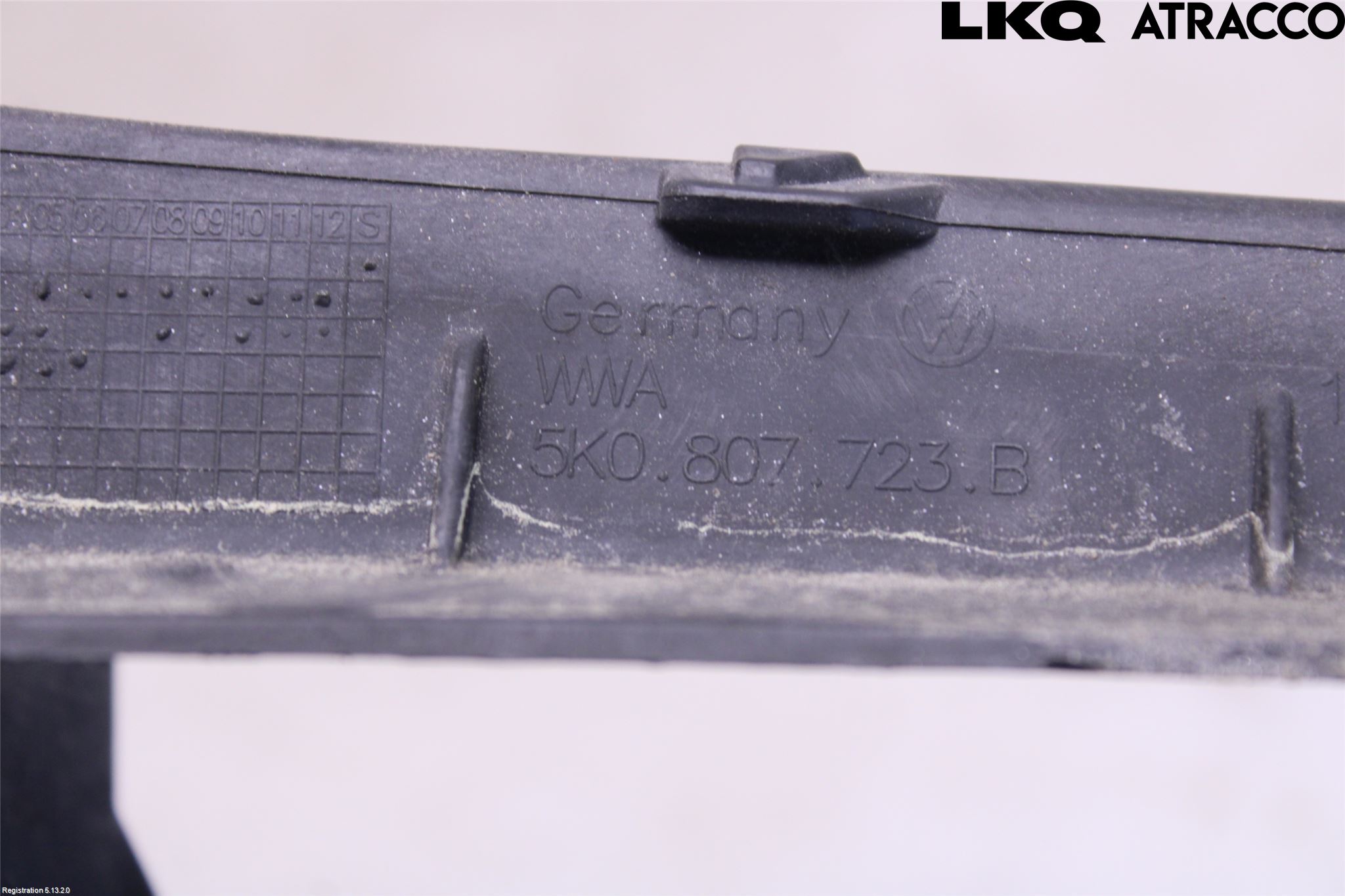 Volkswagen VW GOLF VI 09-13 Stötfångarfäste Fram Vä