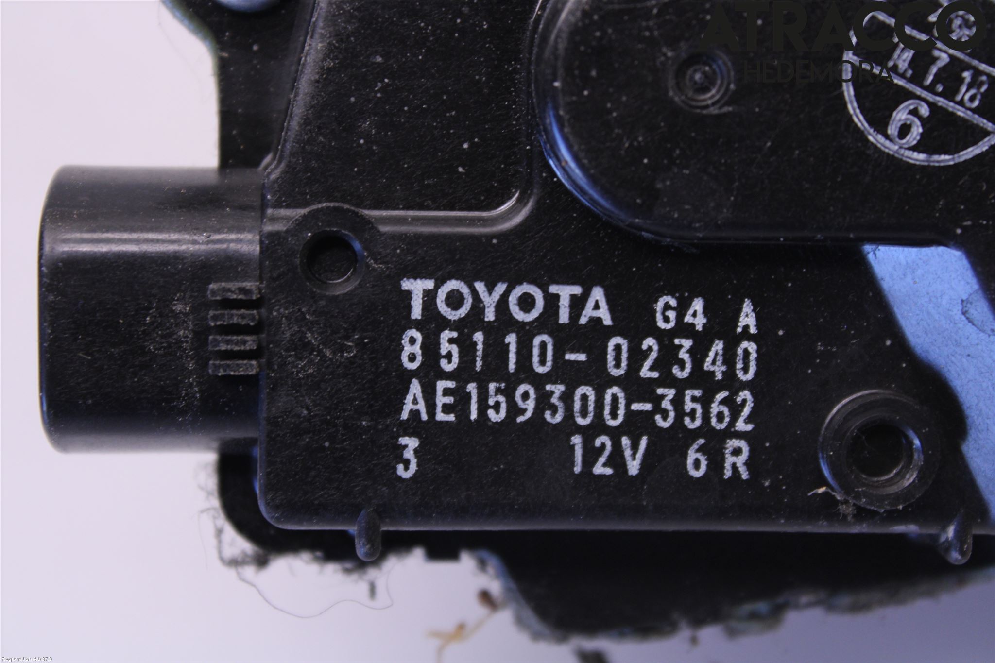 Toyota AURIS 13-19 Torkarmotor Vindruta