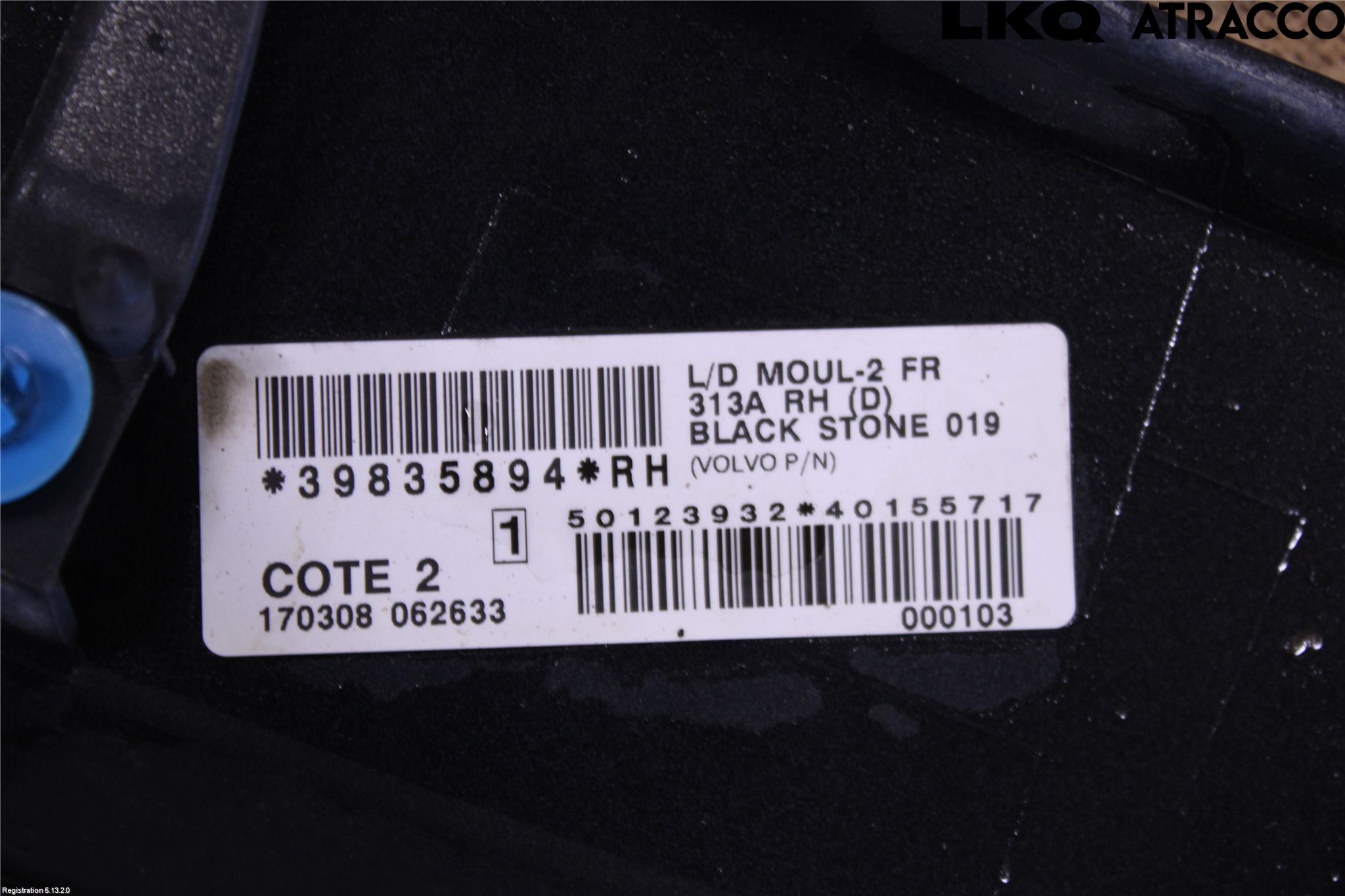 Volvo XC60 14-17 Dörr Dekorlist Fram Hö