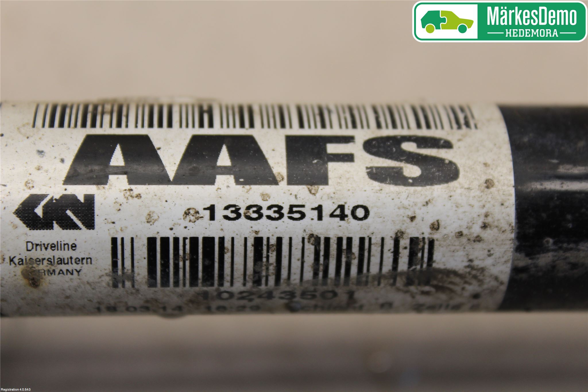 Opel ASTRA J 10-15 Drivaxel Fram Vänster