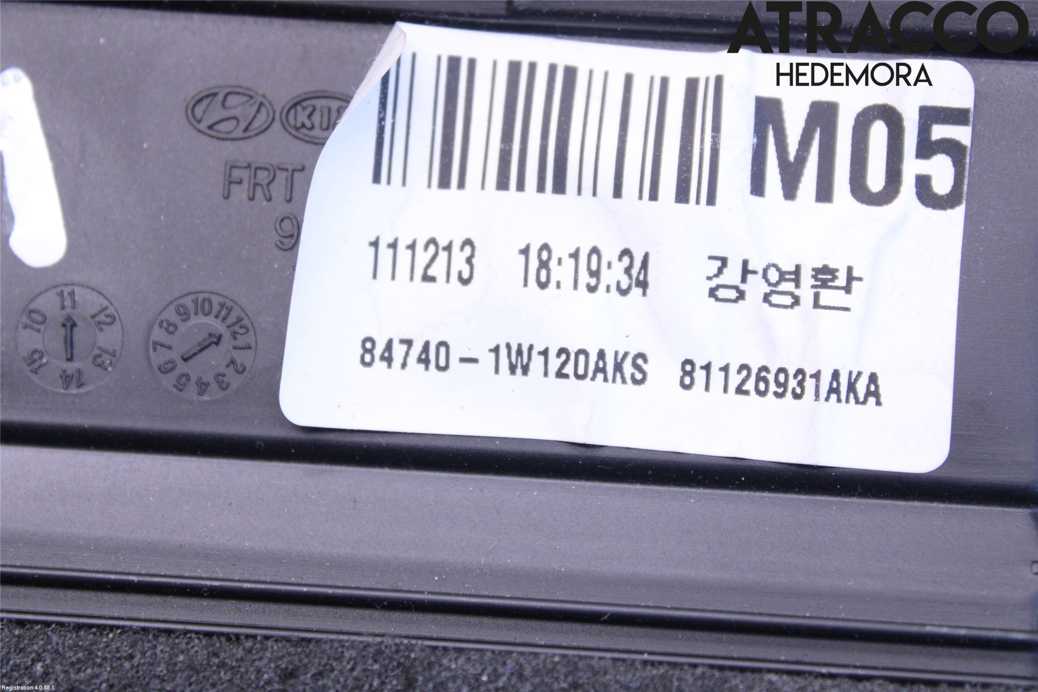 Kia RIO 12-16 Defrosterkanal-Munstycke