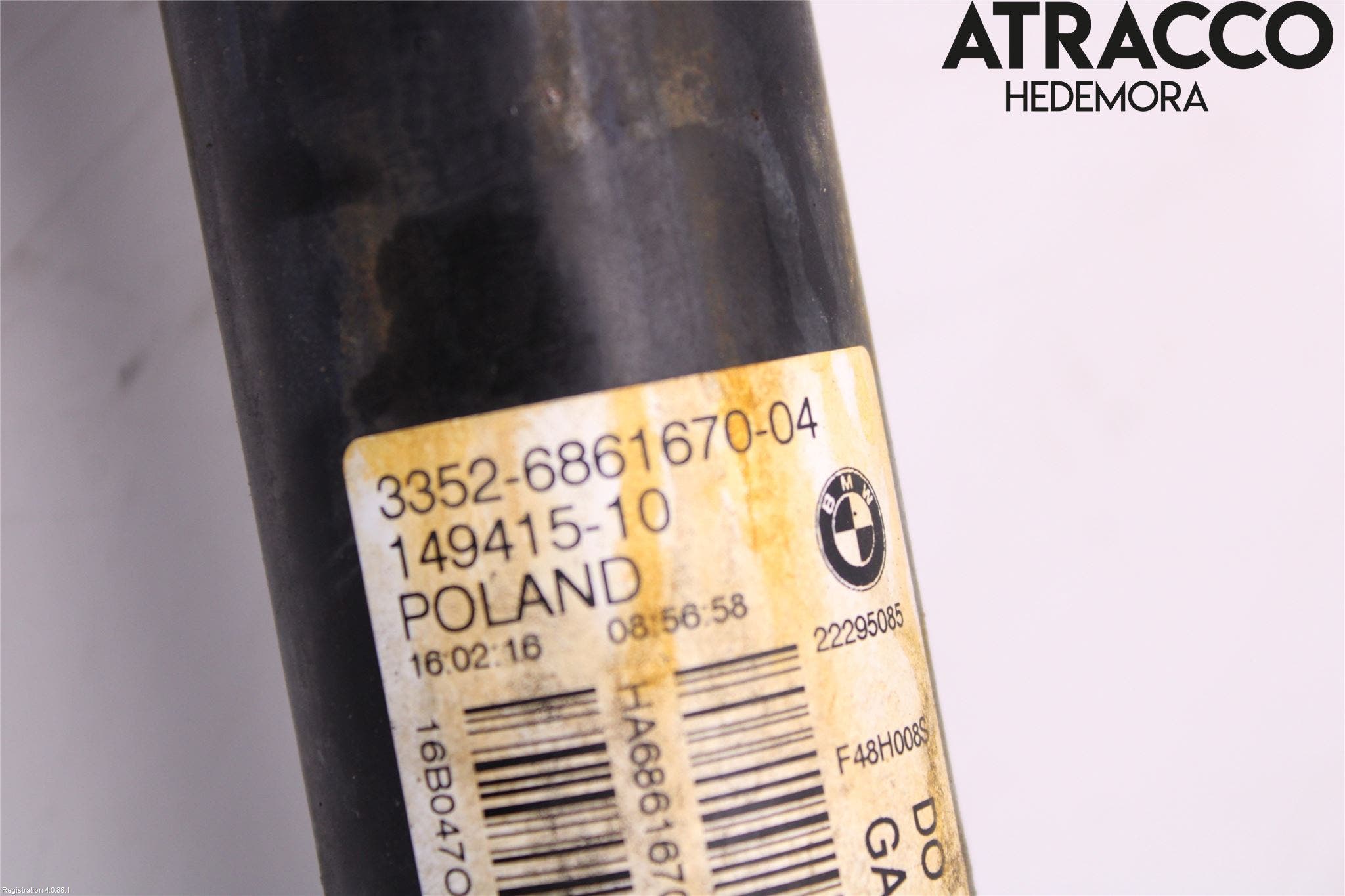 BMW X1 F48 15-22 Stötdämpare Bak