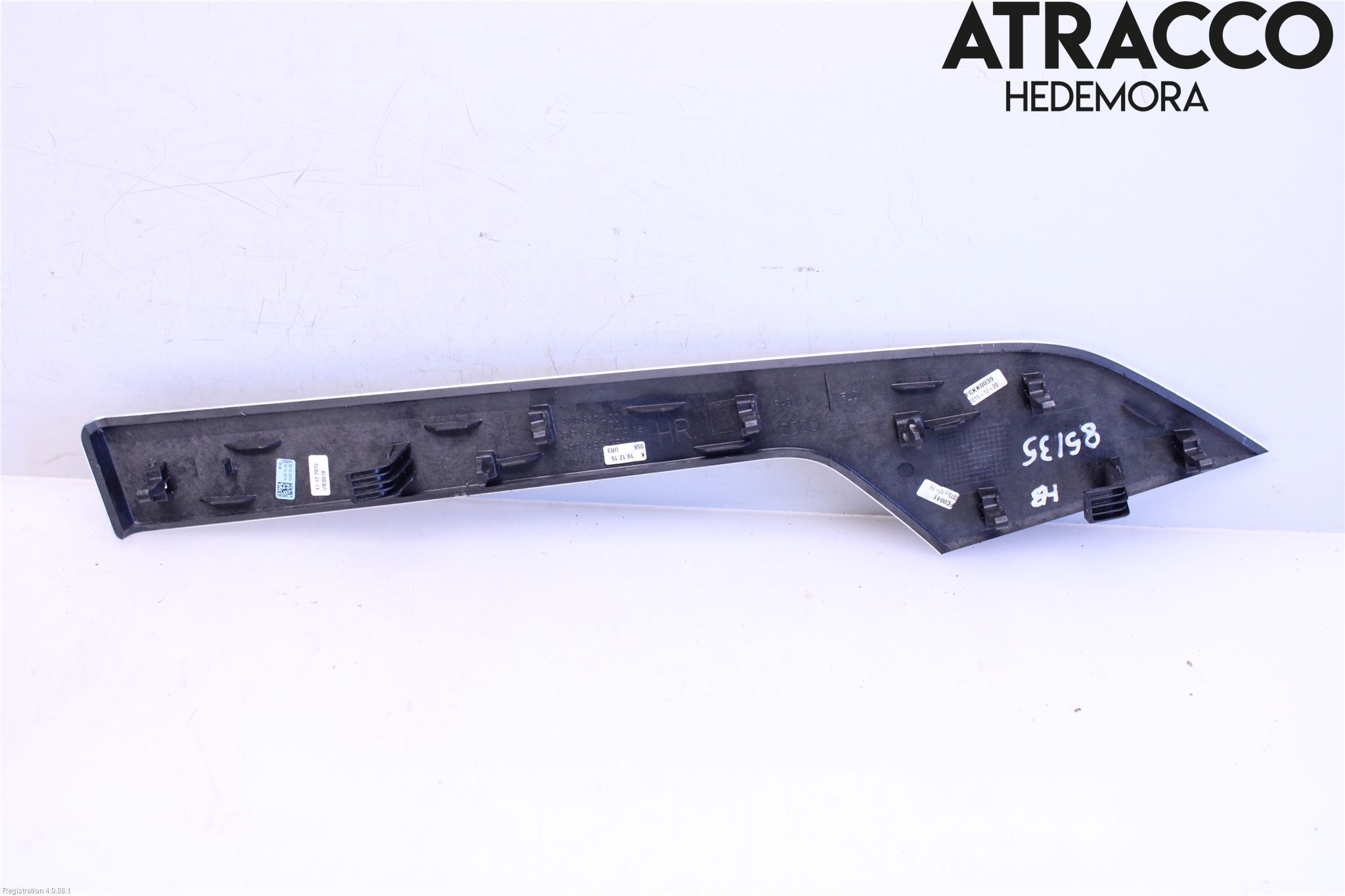 Audi A4/S4 B9 16-19 Dörrklädsel Inlägg-List Hö